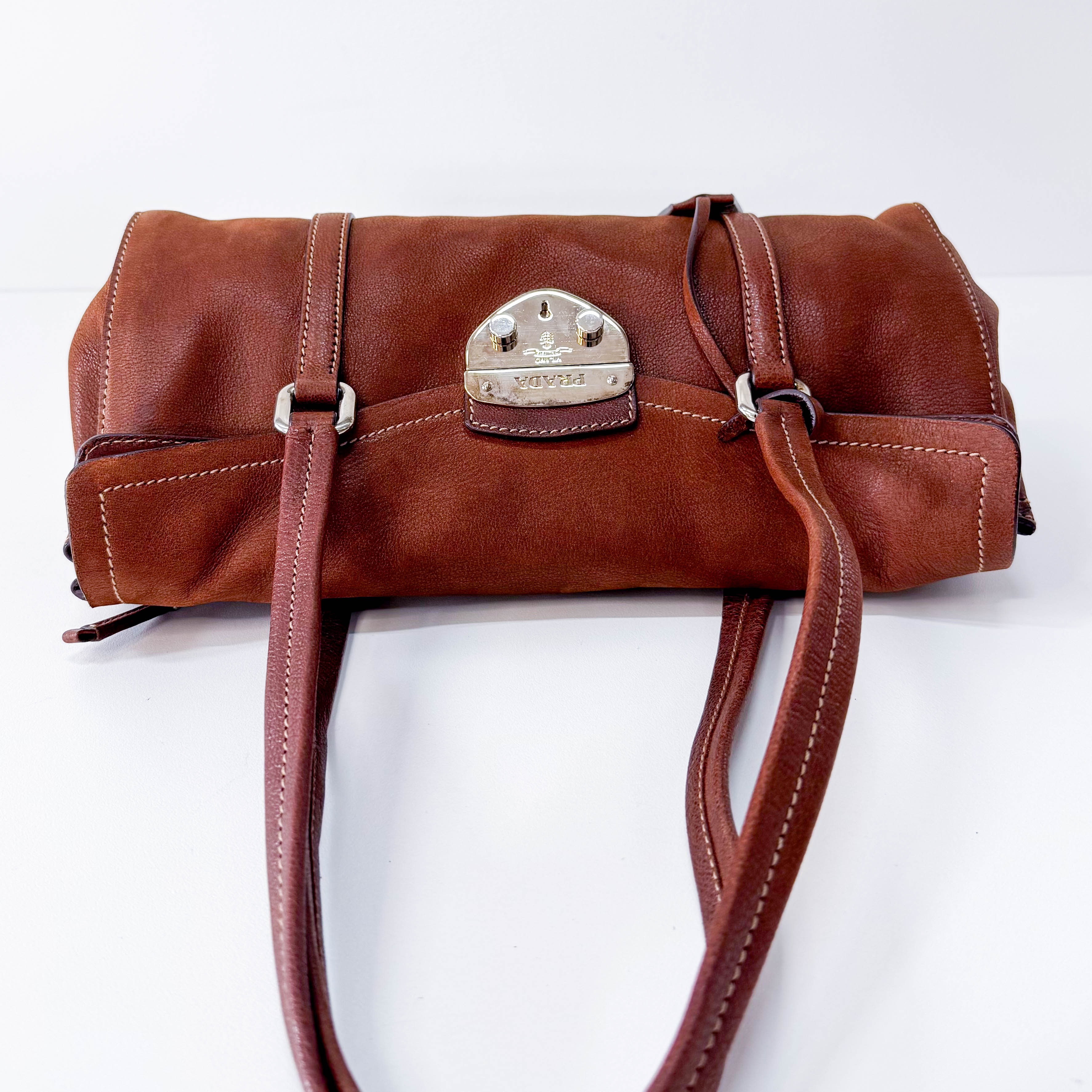 Brown Leather Shoulder Bag