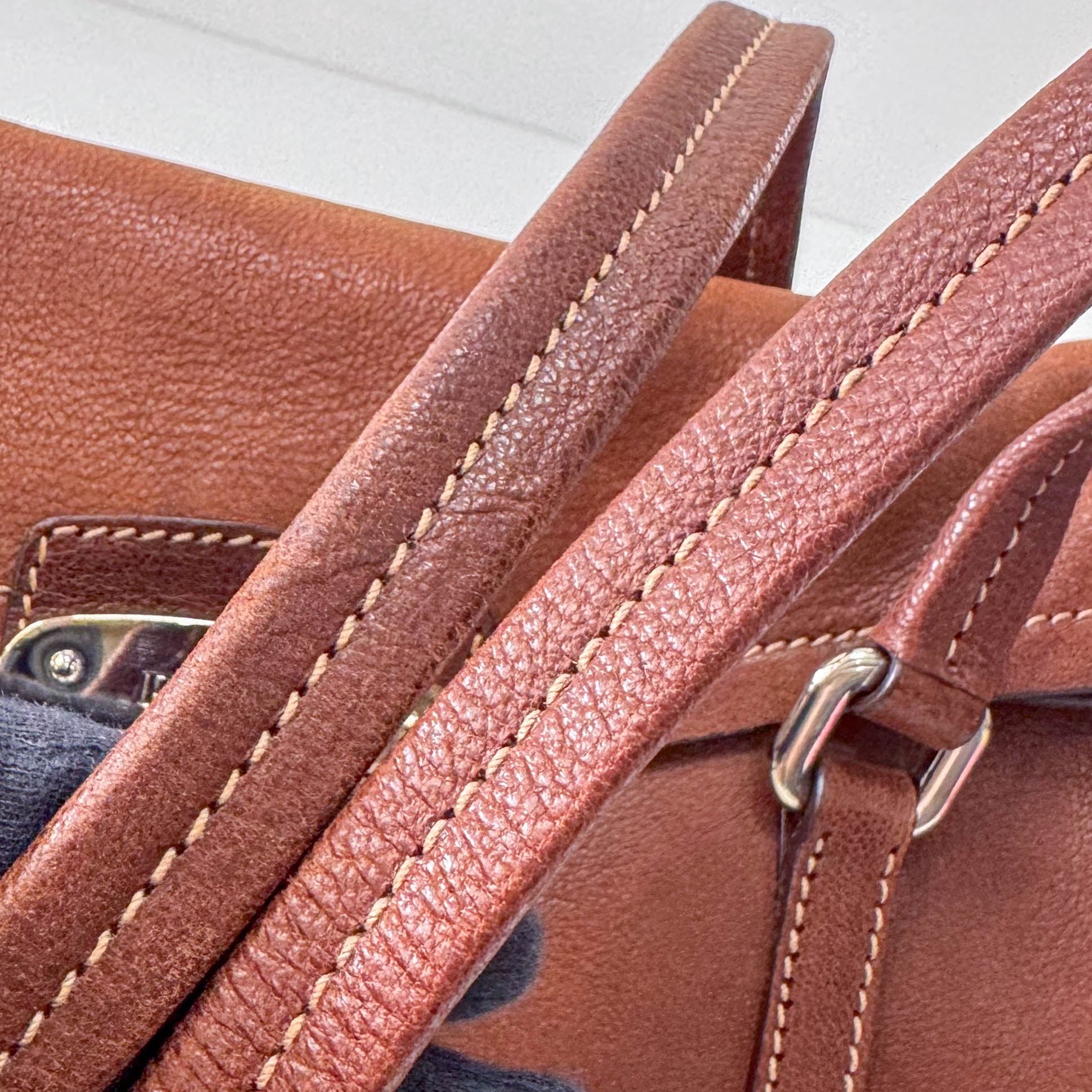 Brown Leather Shoulder Bag