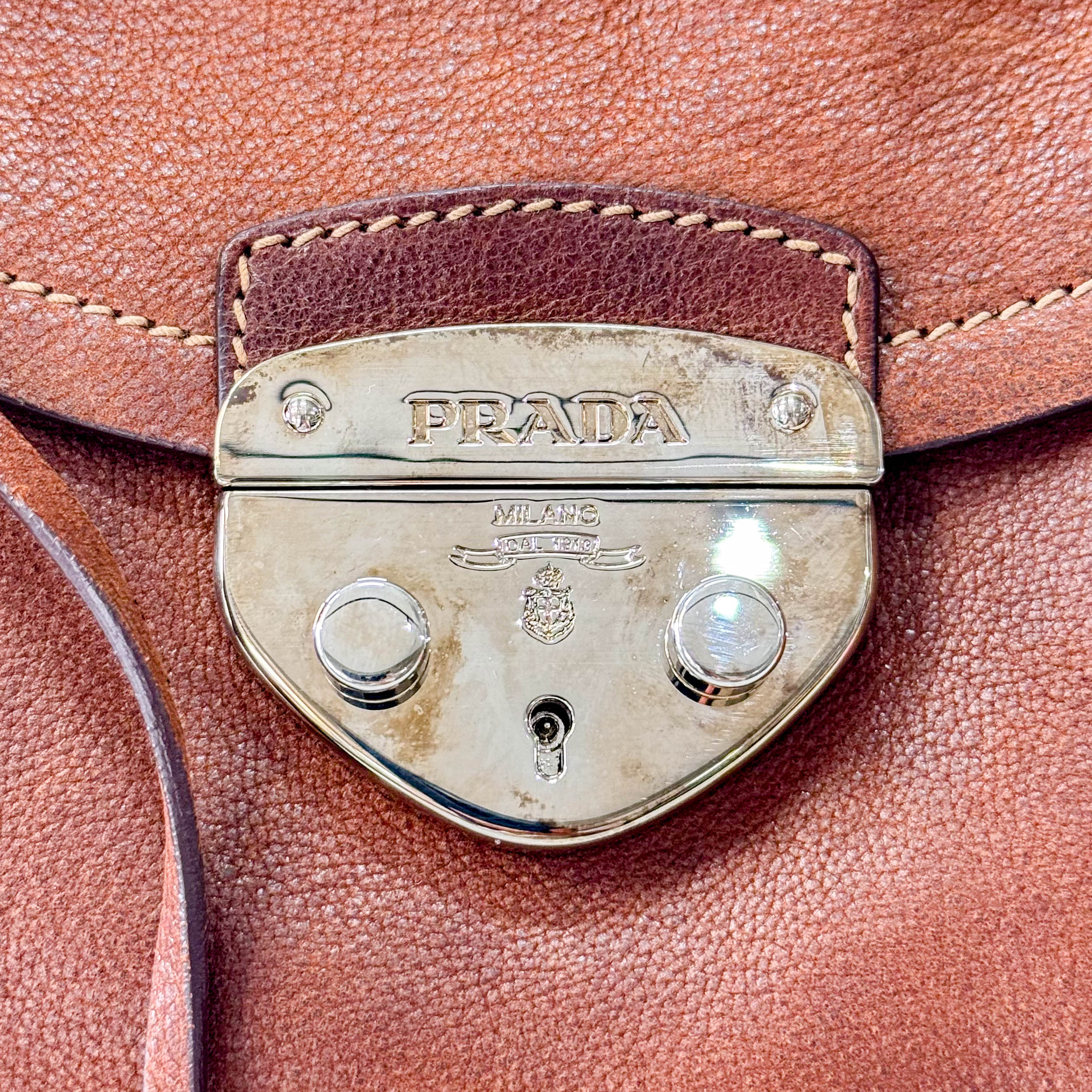 Brown Leather Shoulder Bag