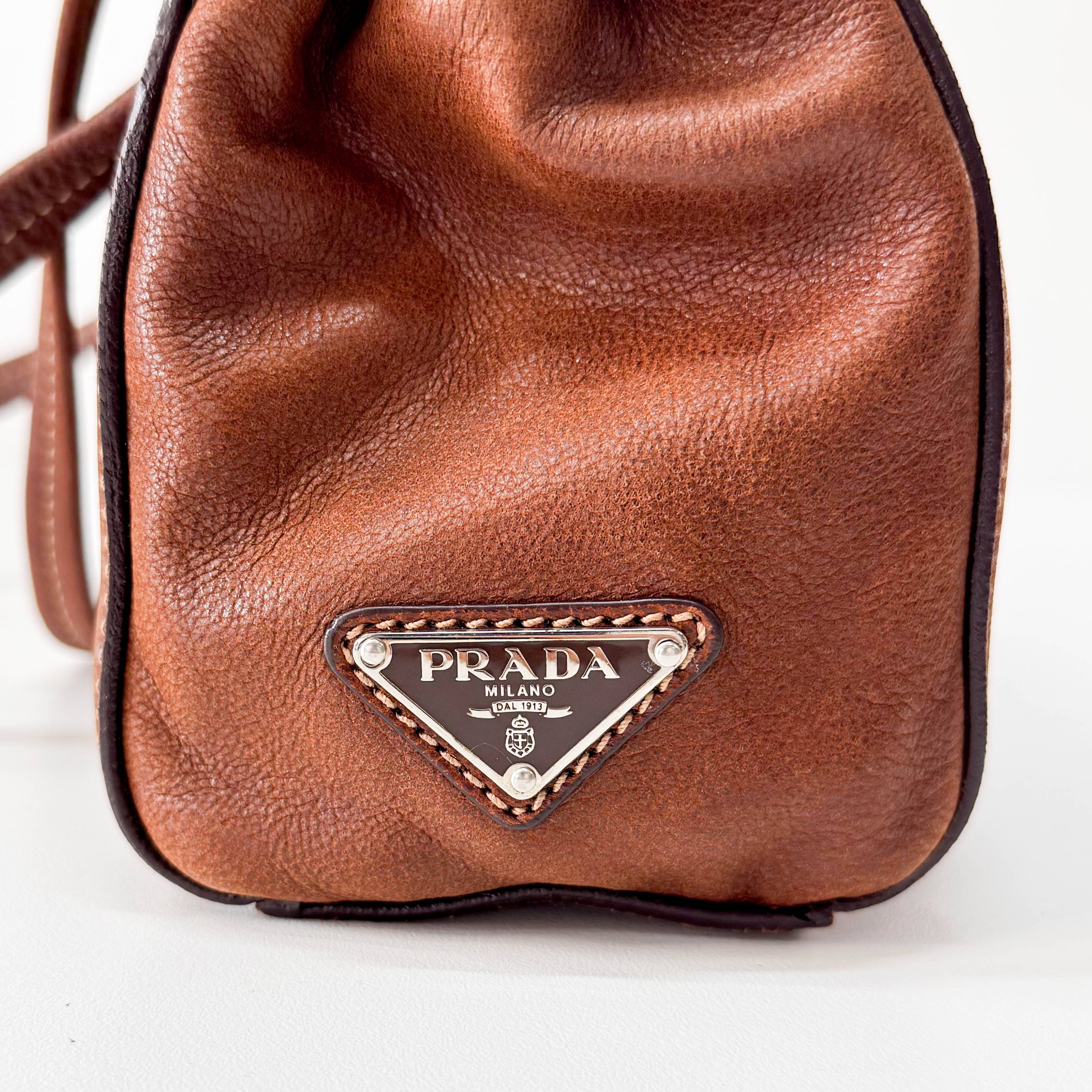 Brown Leather Shoulder Bag