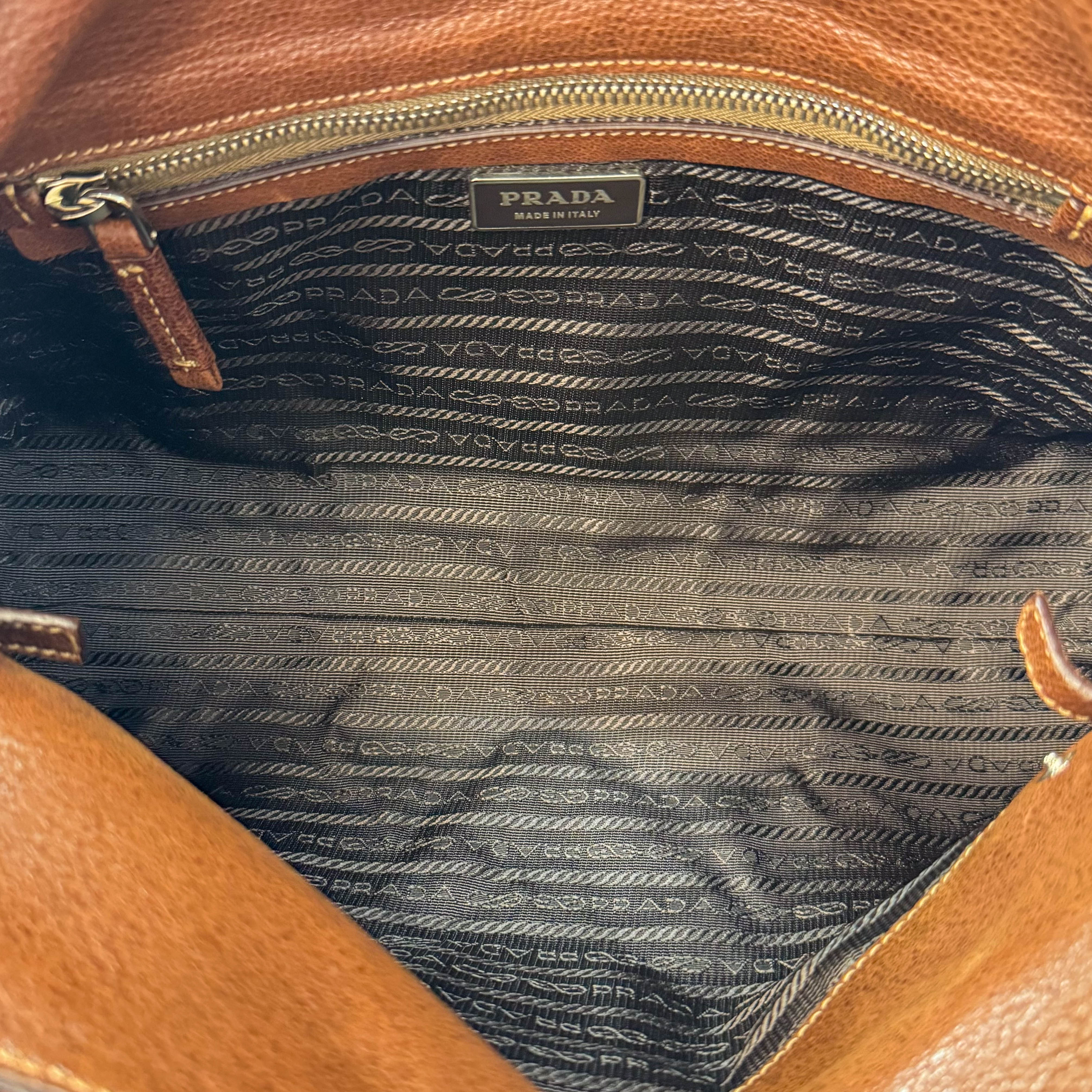 Brown Leather Shoulder Bag