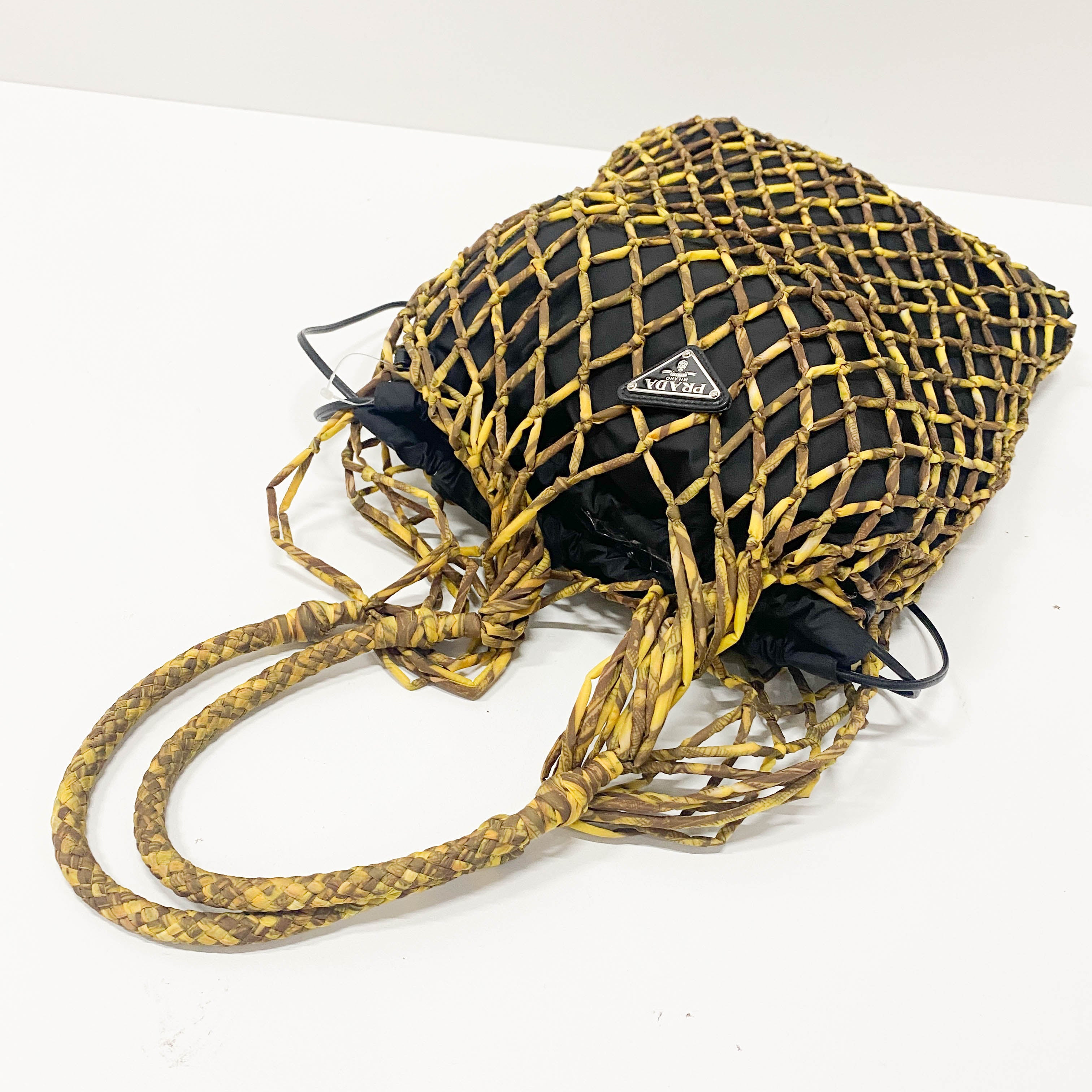 Fishnet Drawstring Bag