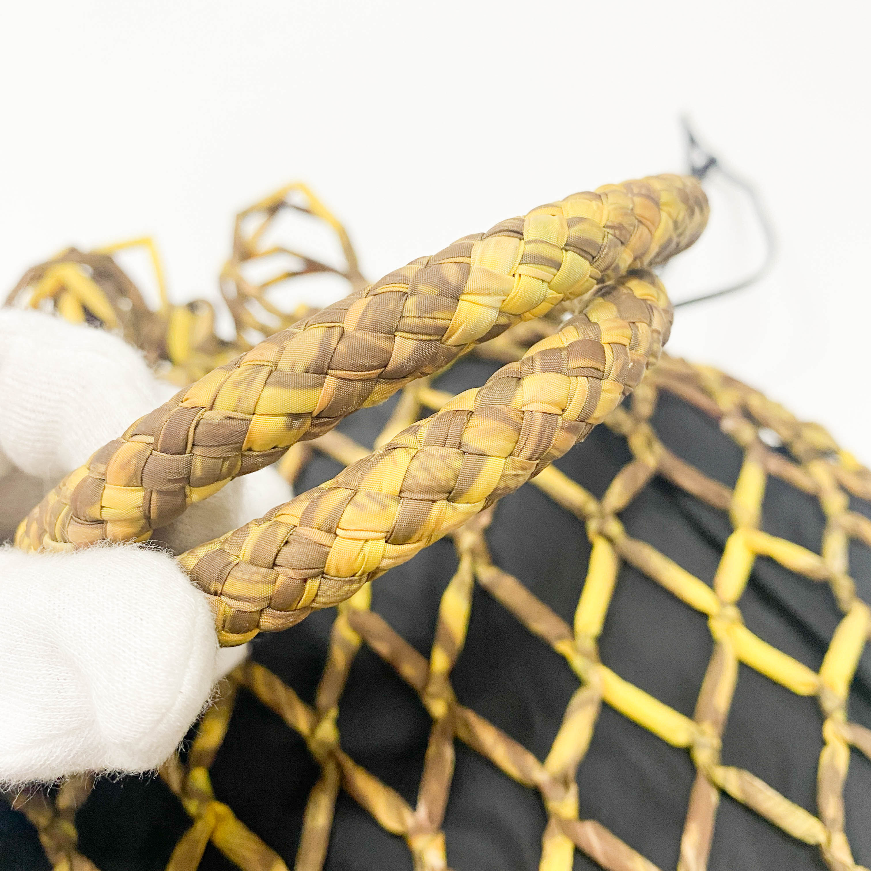 Fishnet Drawstring Bag