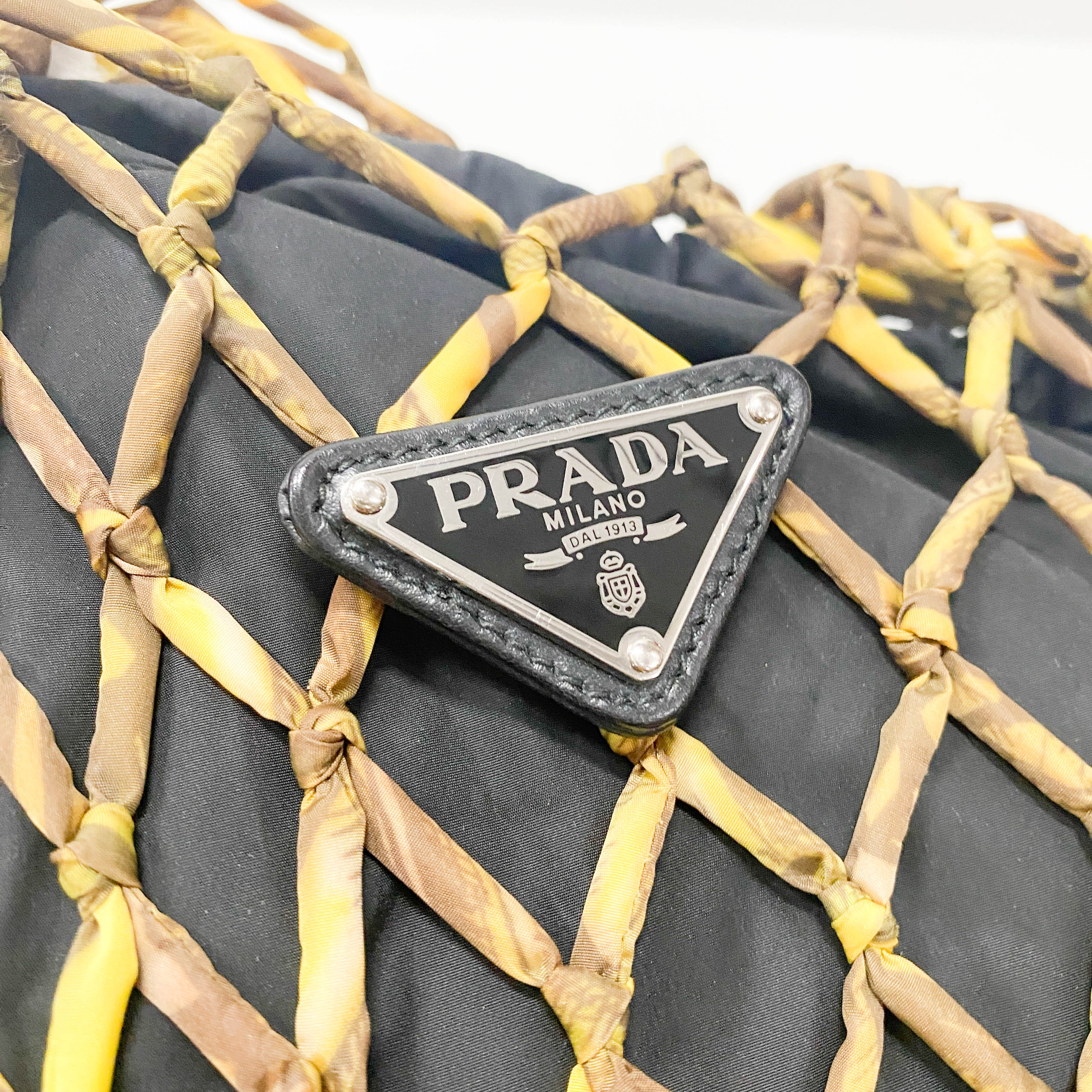 Fishnet Drawstring Bag