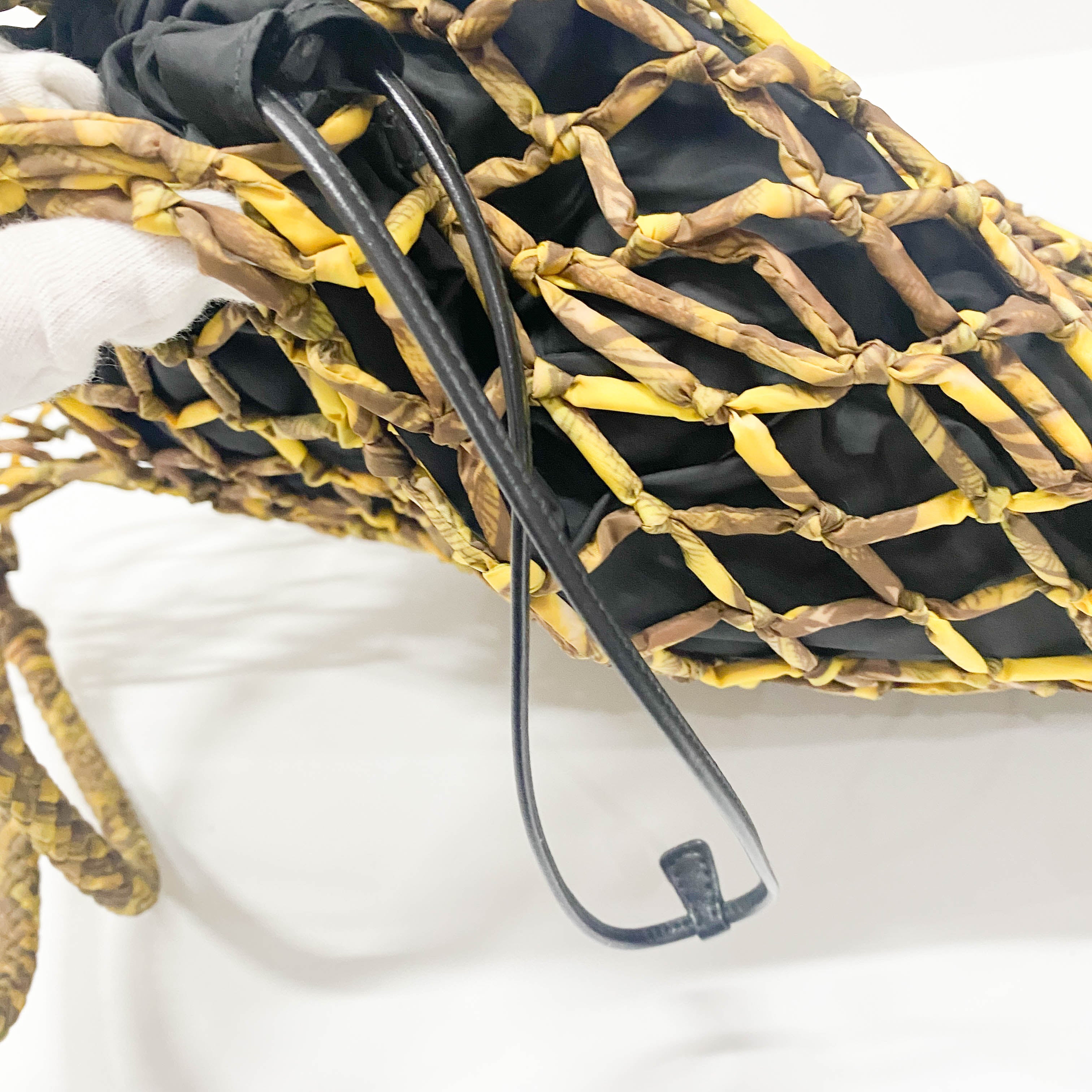 Fishnet Drawstring Bag