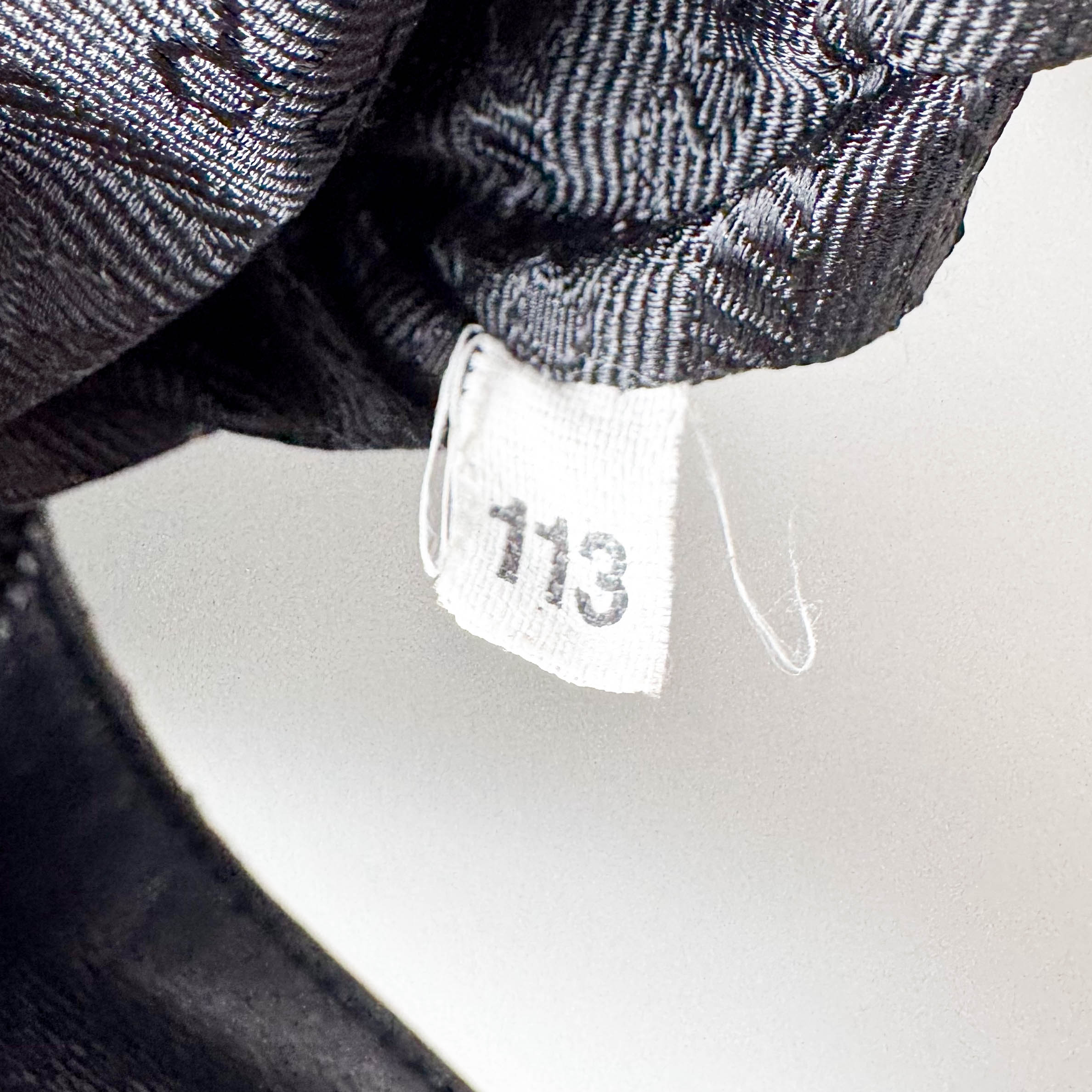 Grey Leather Hobo Shoulder Bag