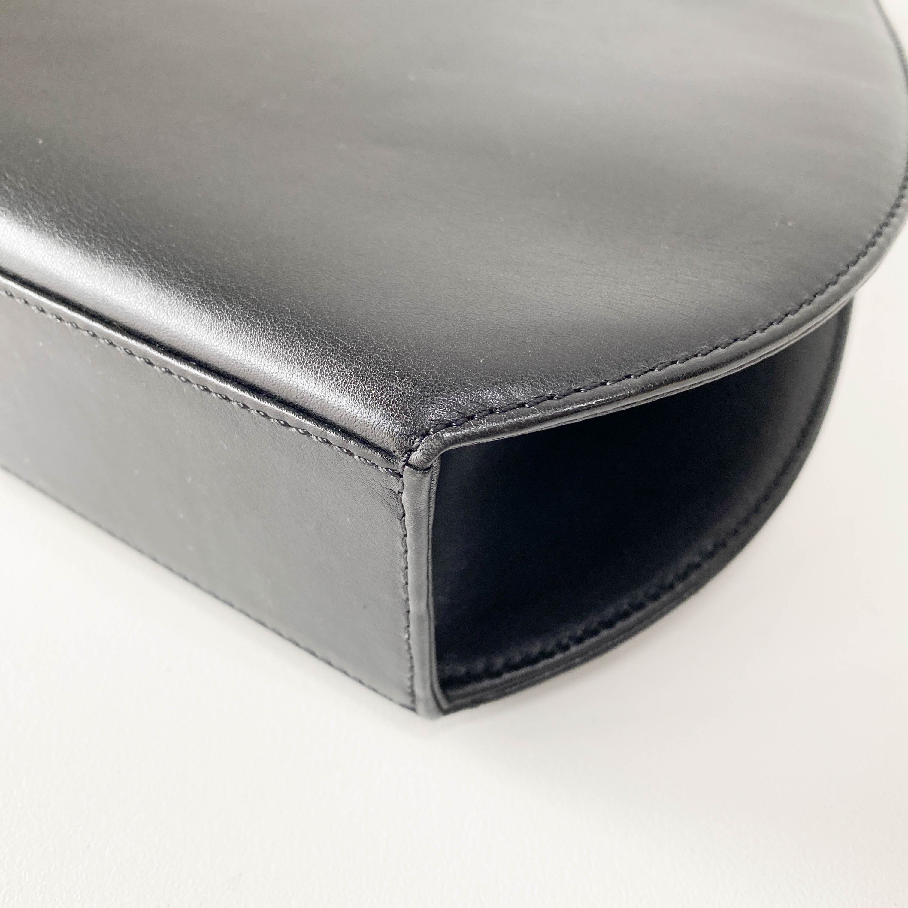 Panthère Black Leather Handbag