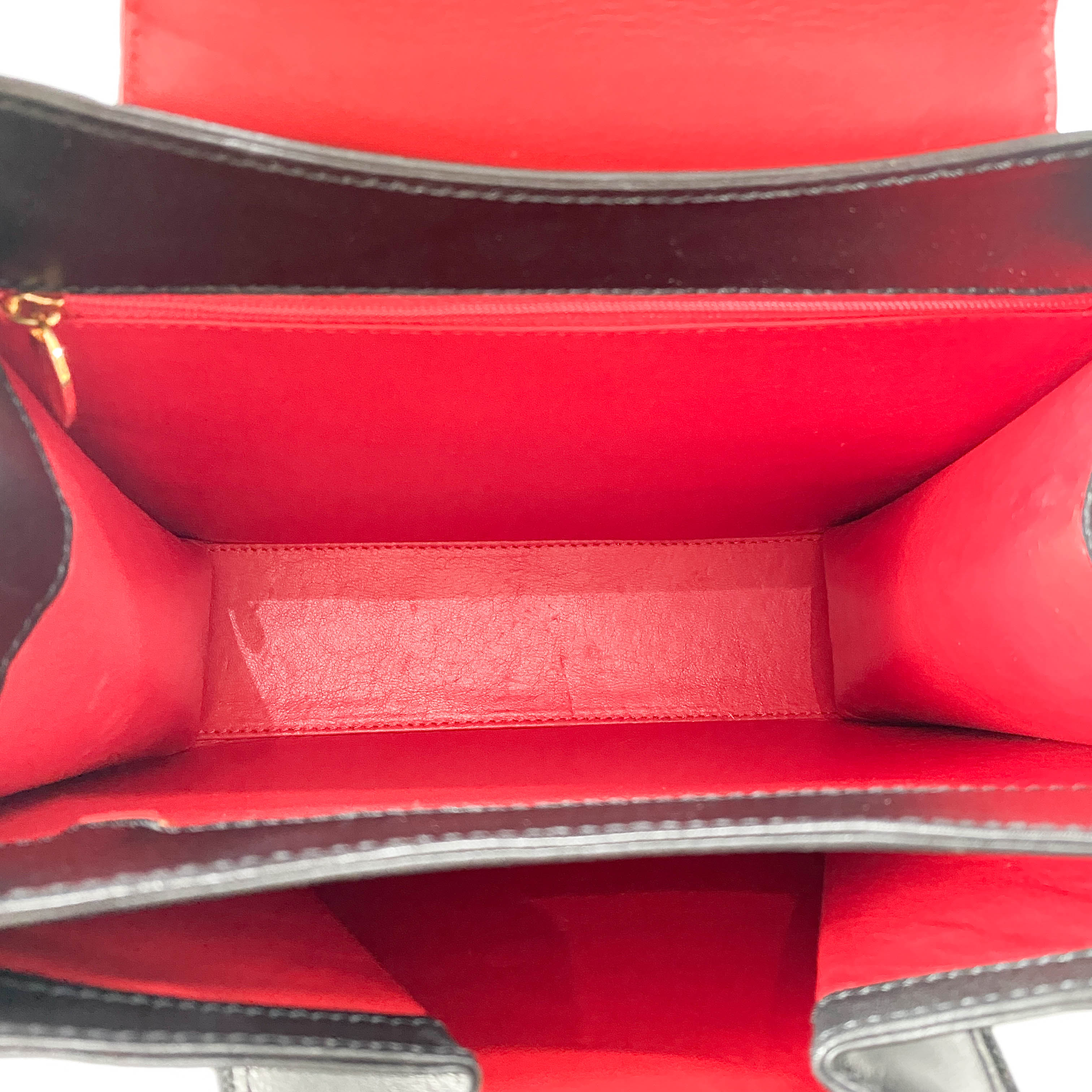 Panthère Black Leather Handbag