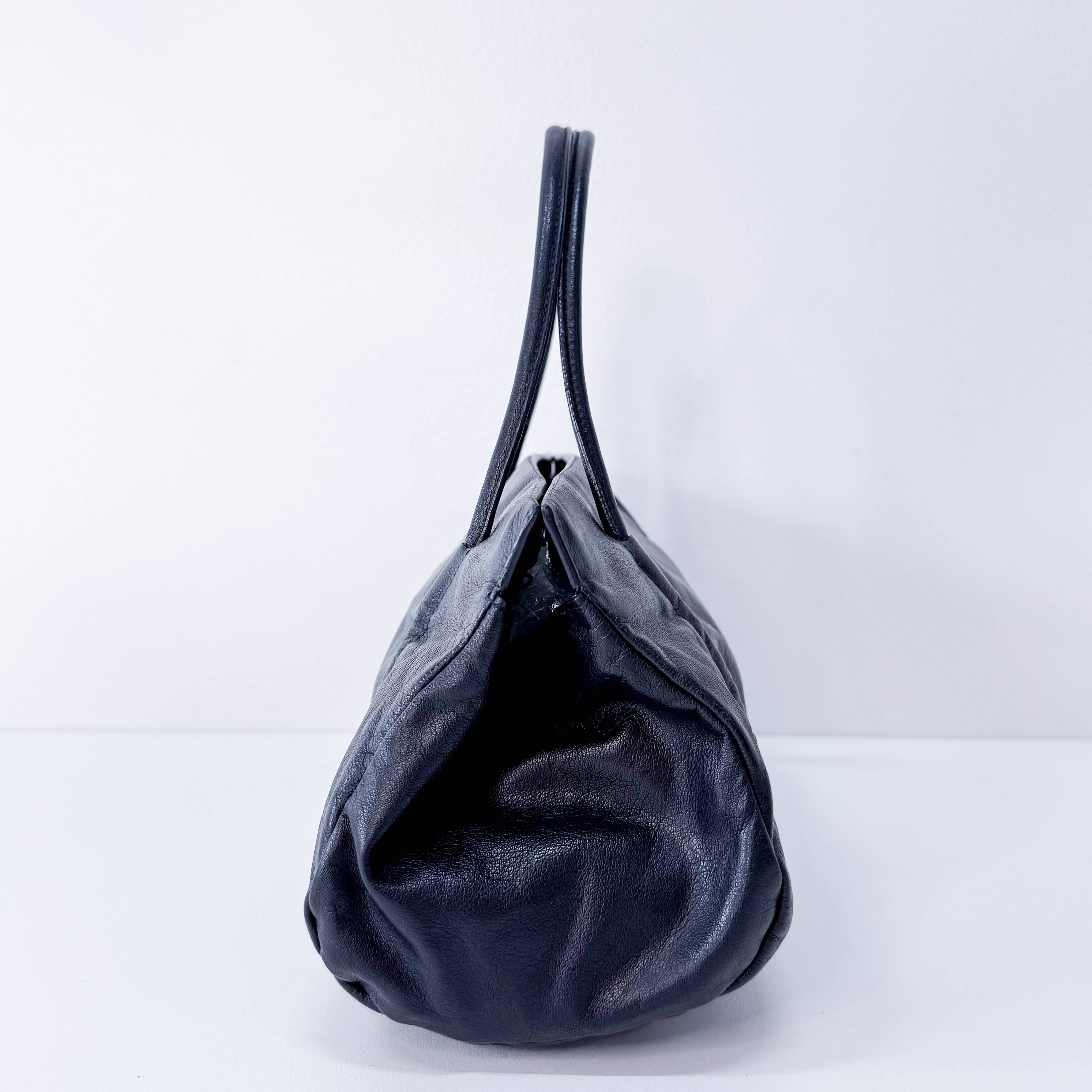 バッグ archive shoulder black leather bag waist MIU MIU Archive Black Leather Shoulder Bag – HIVE PRELOVED
