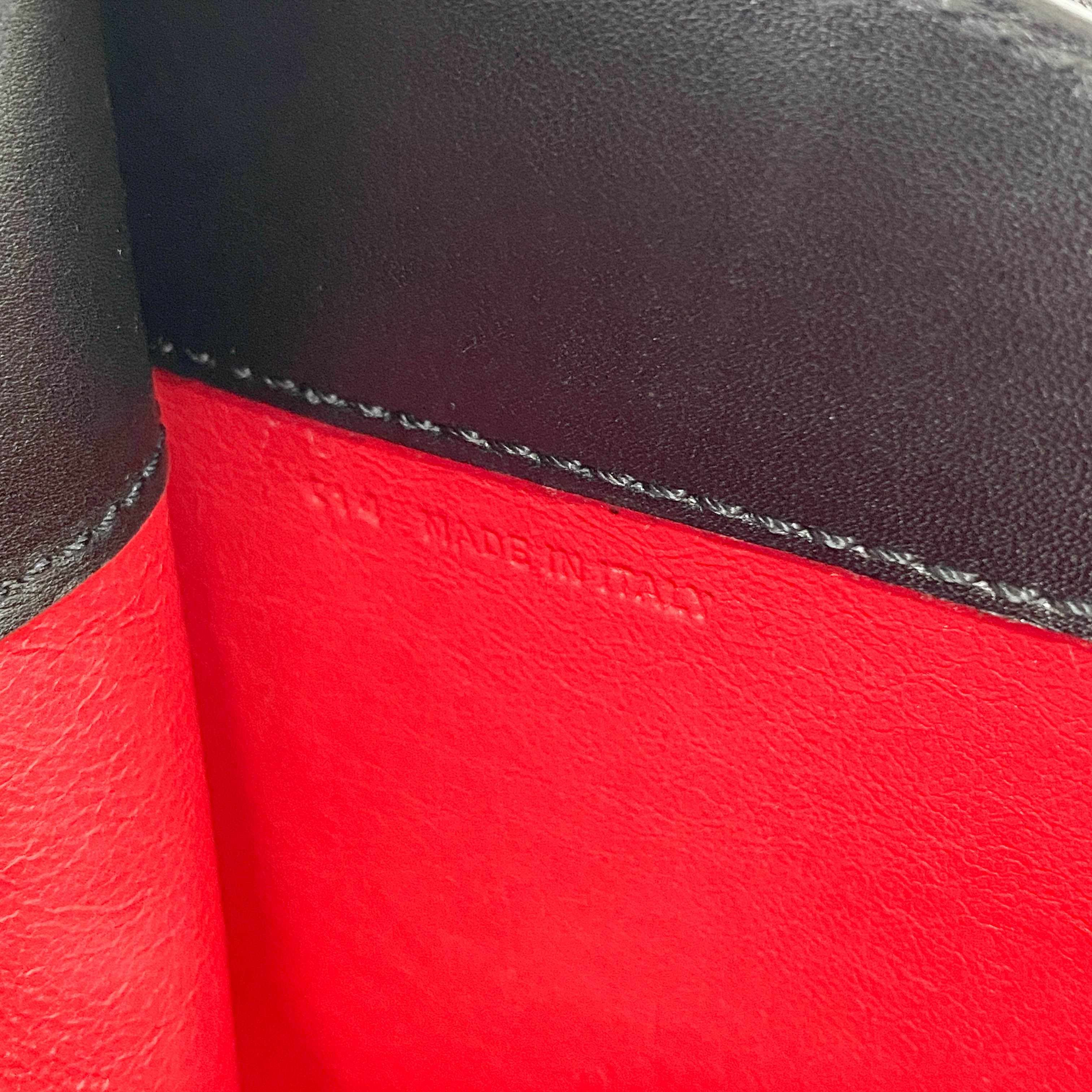 Panthère Black Leather Handbag