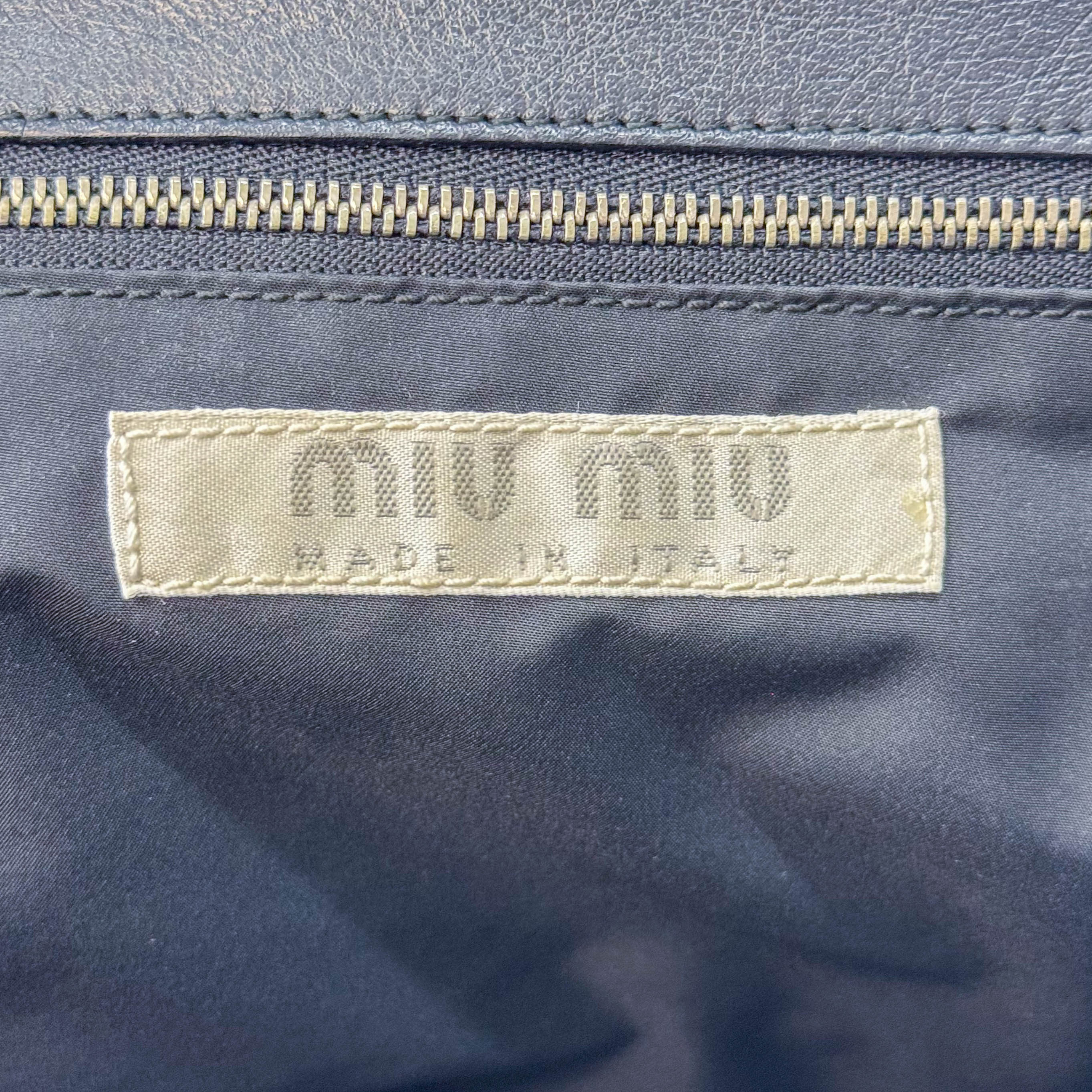 Archive Black Leather Shoulder Bag