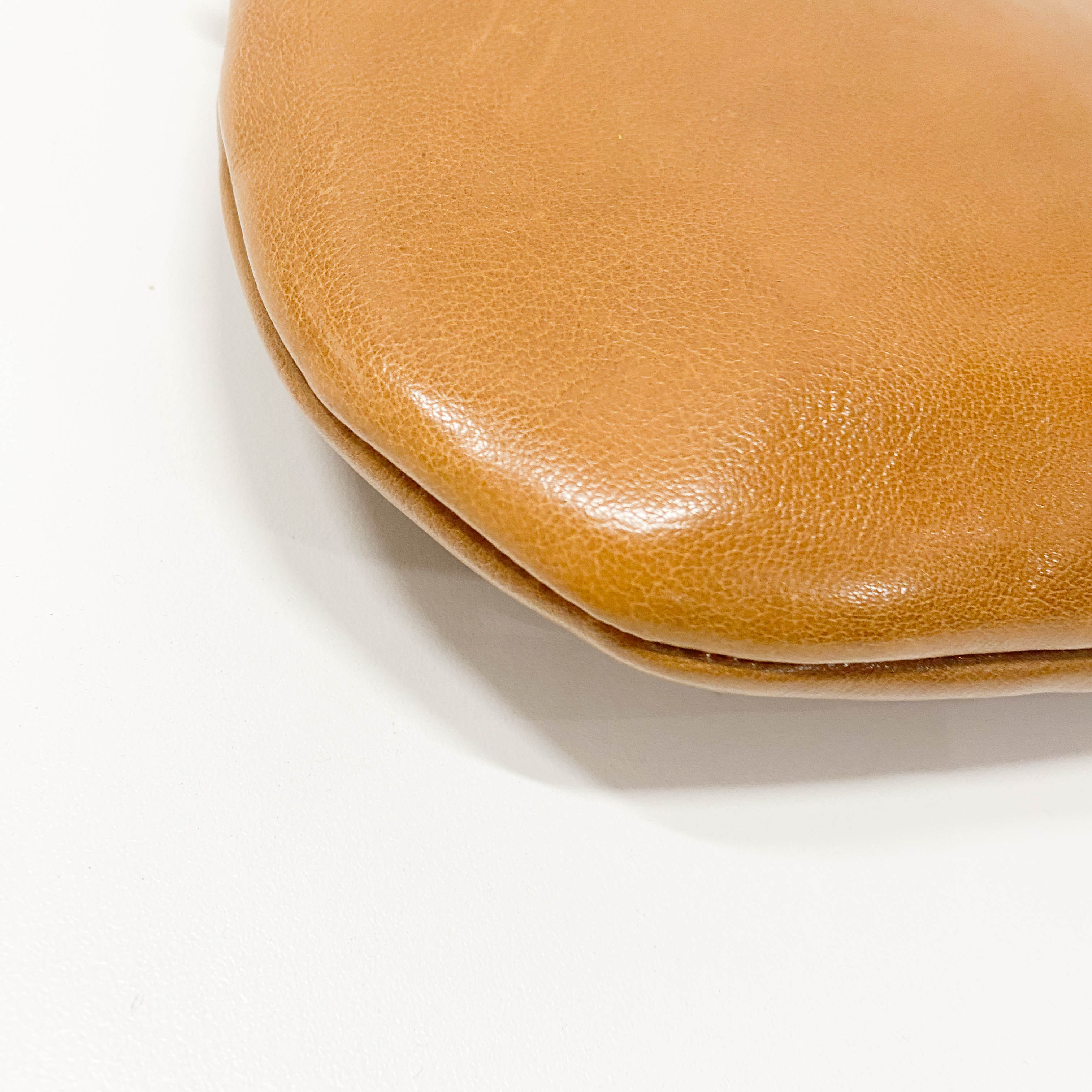 Brown Leather Hobo Shoulder Bag