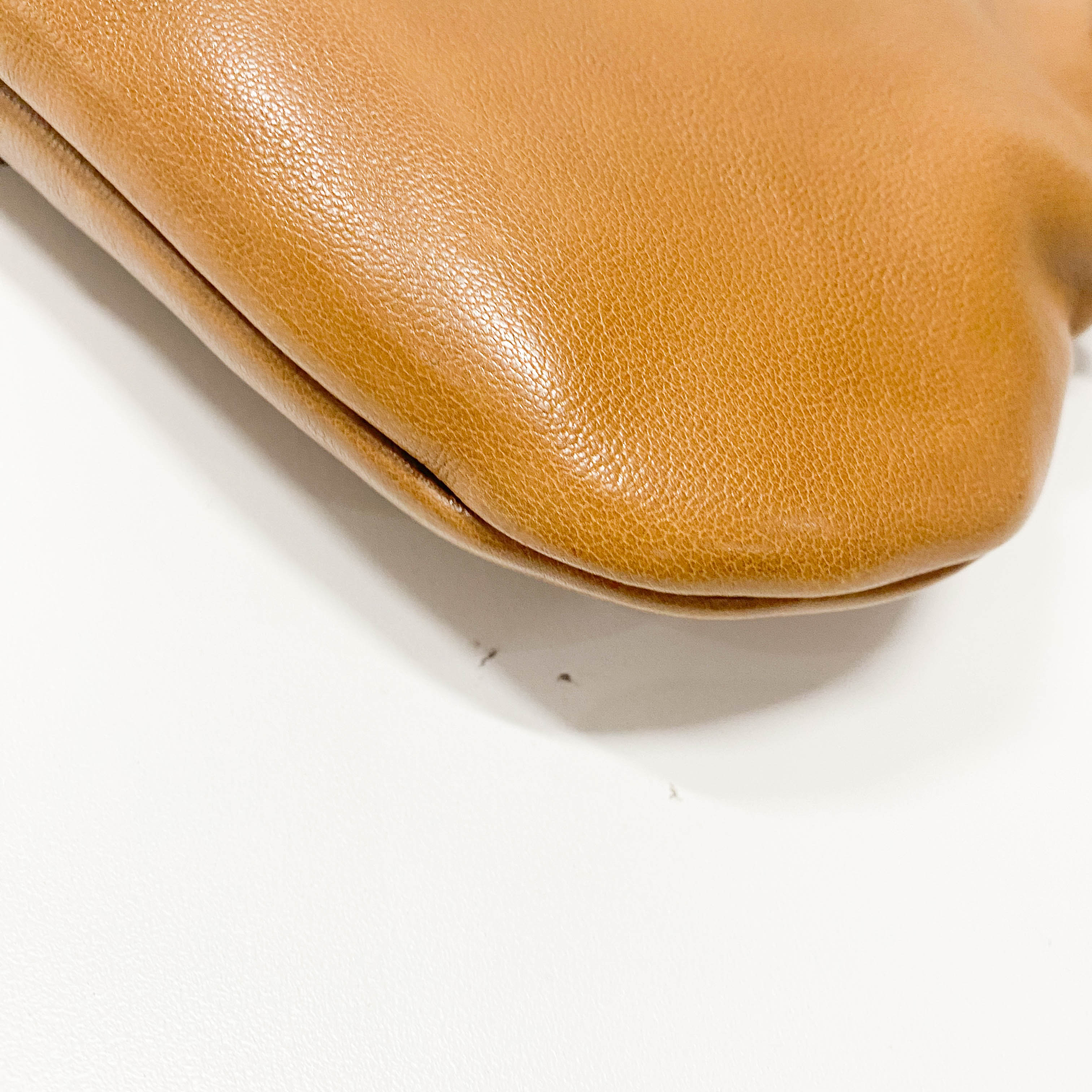 Brown Leather Hobo Shoulder Bag