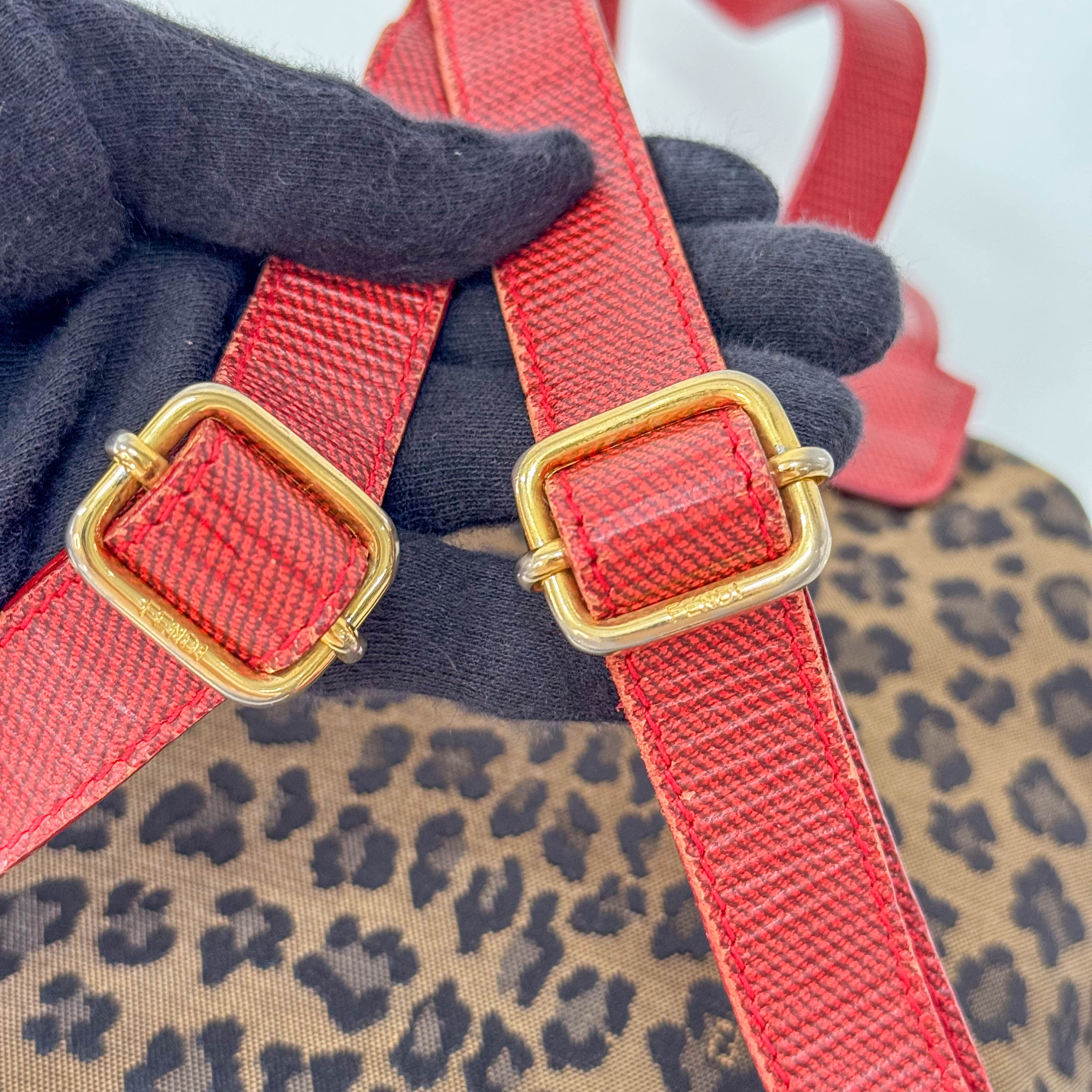 Vintage Leopard Back Pack