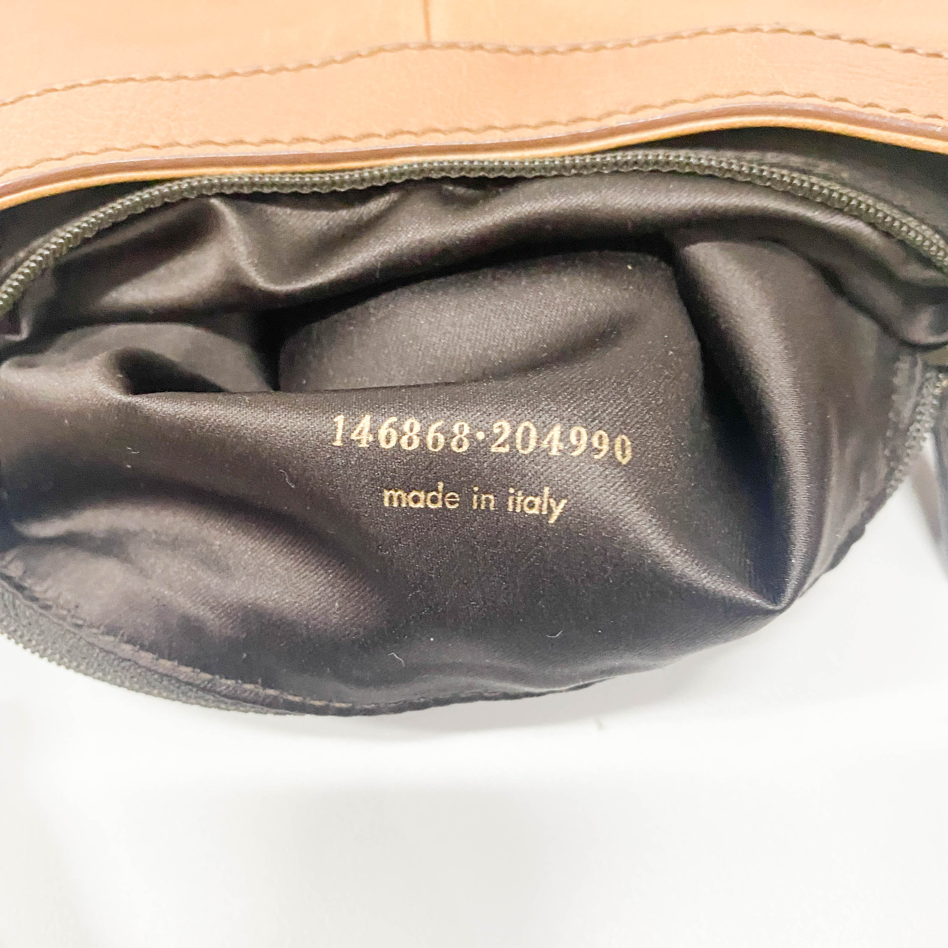 Brown Leather Hobo Shoulder Bag