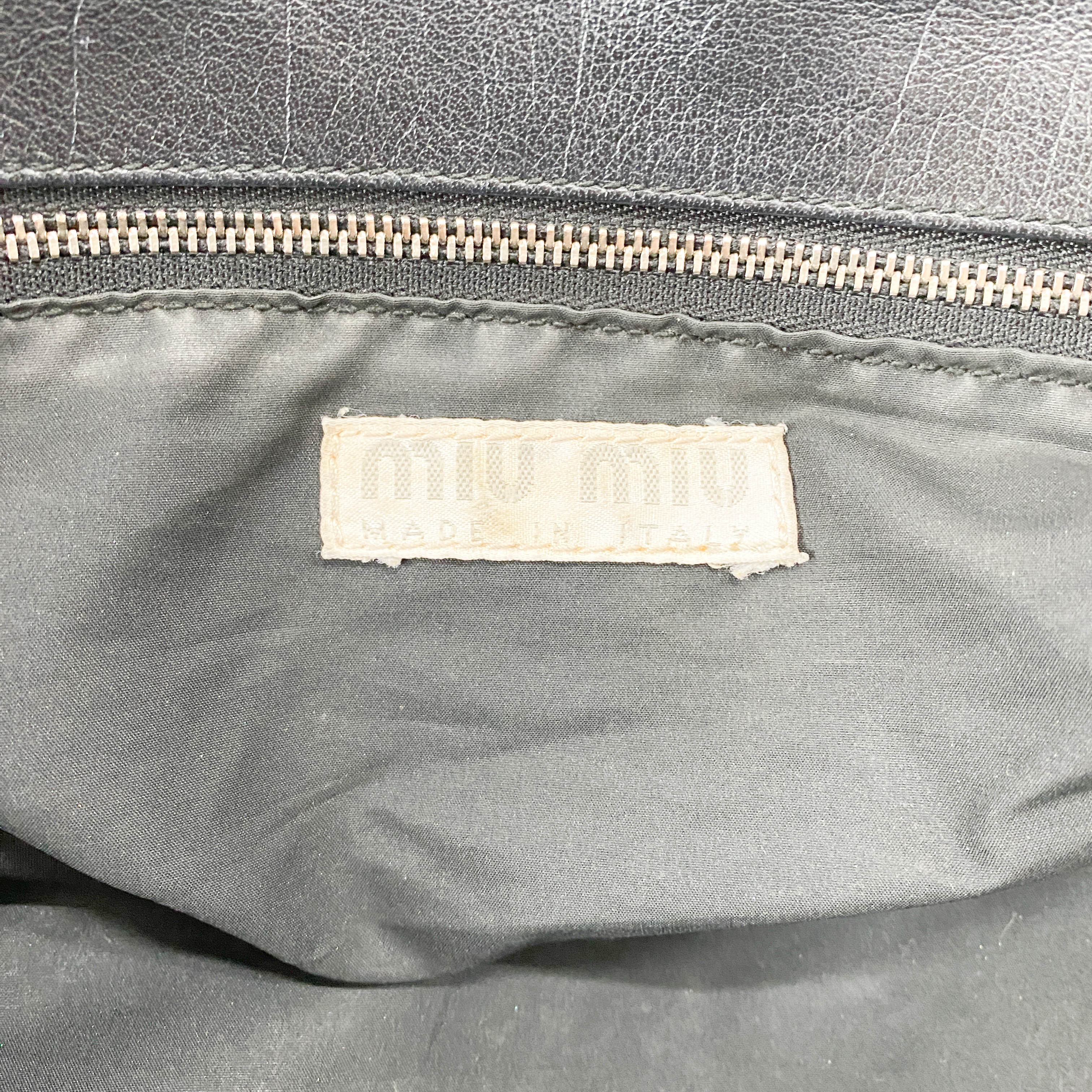 Black Leather Shoulder Bag