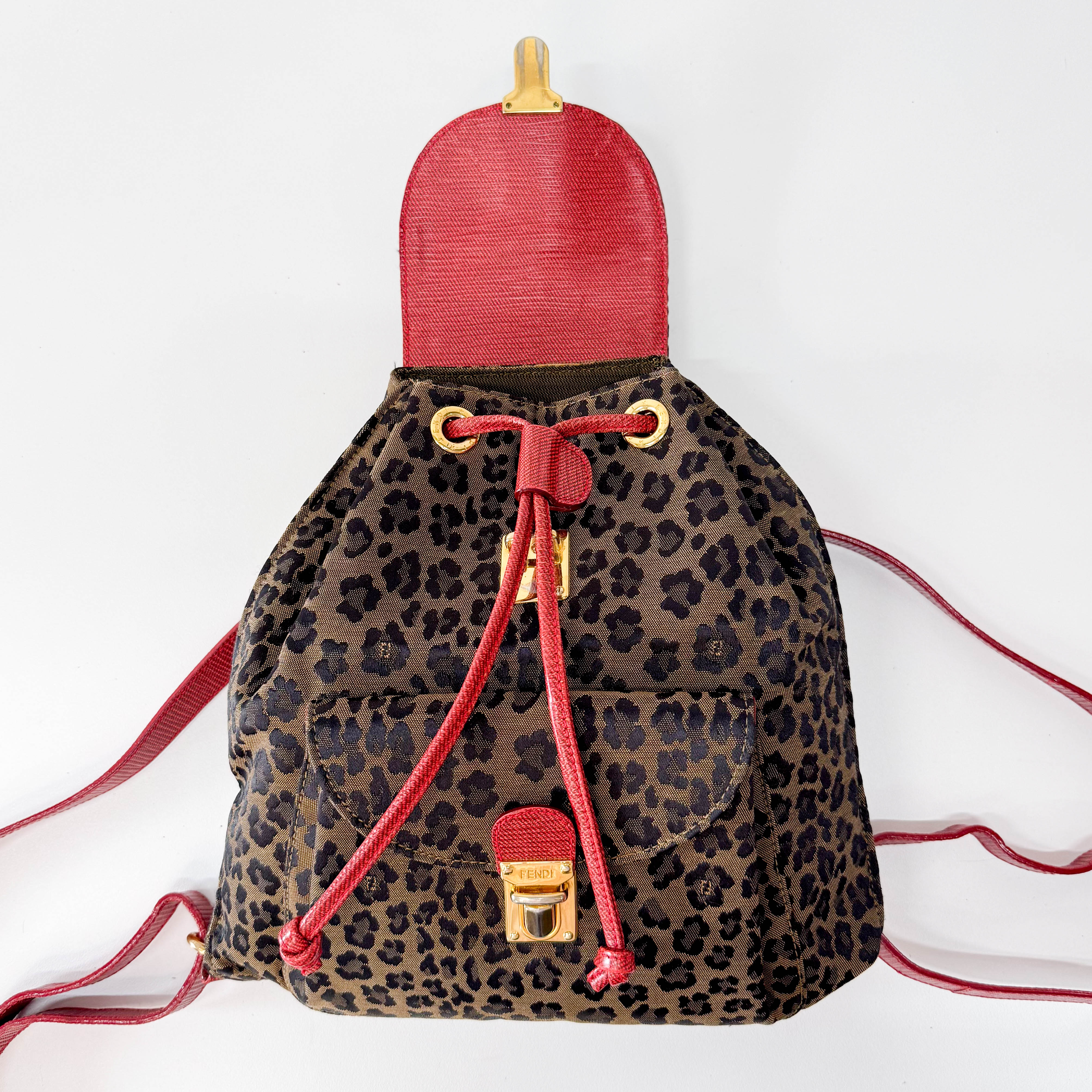 Vintage Leopard Back Pack