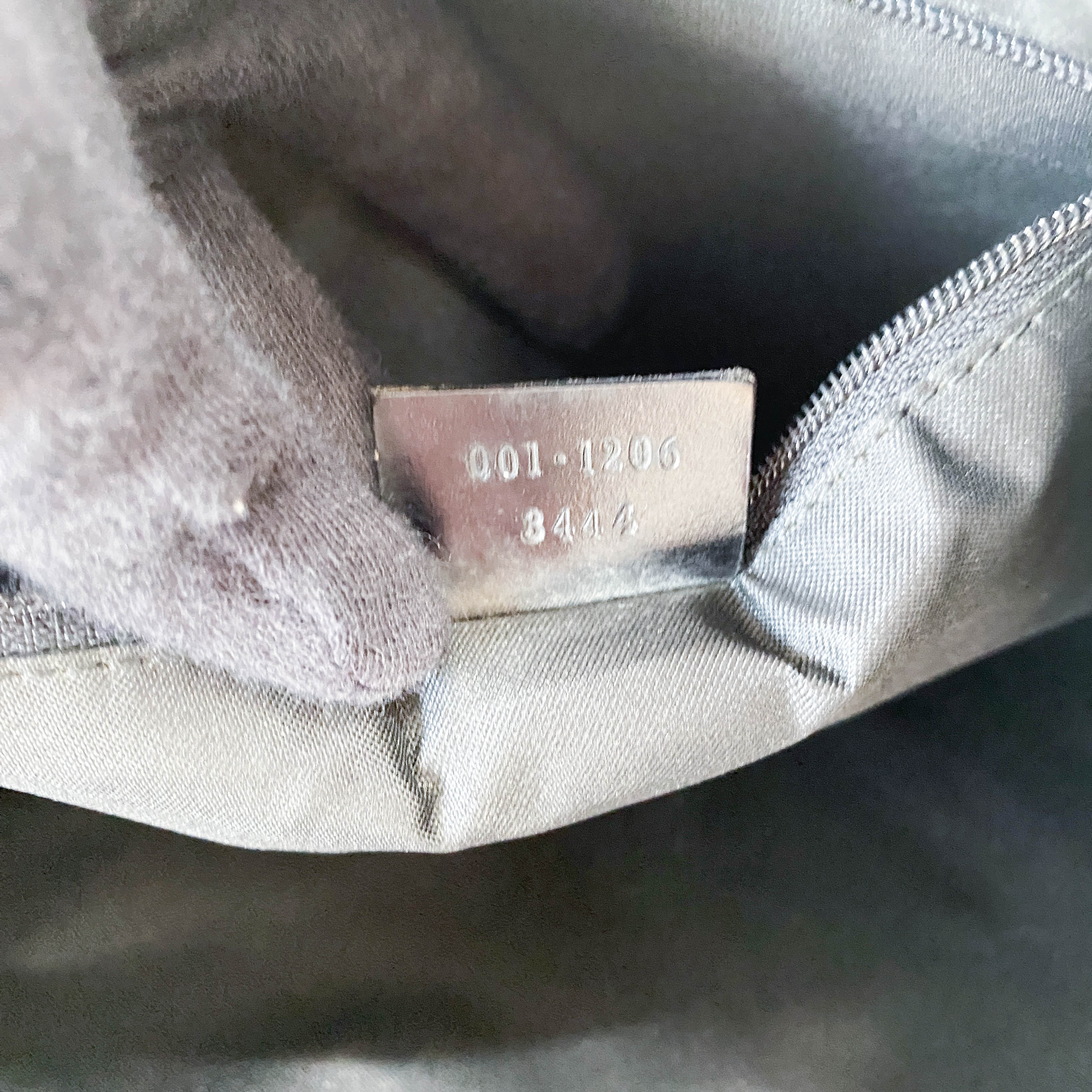 Hobo Black GG Suede Shoulder Bag