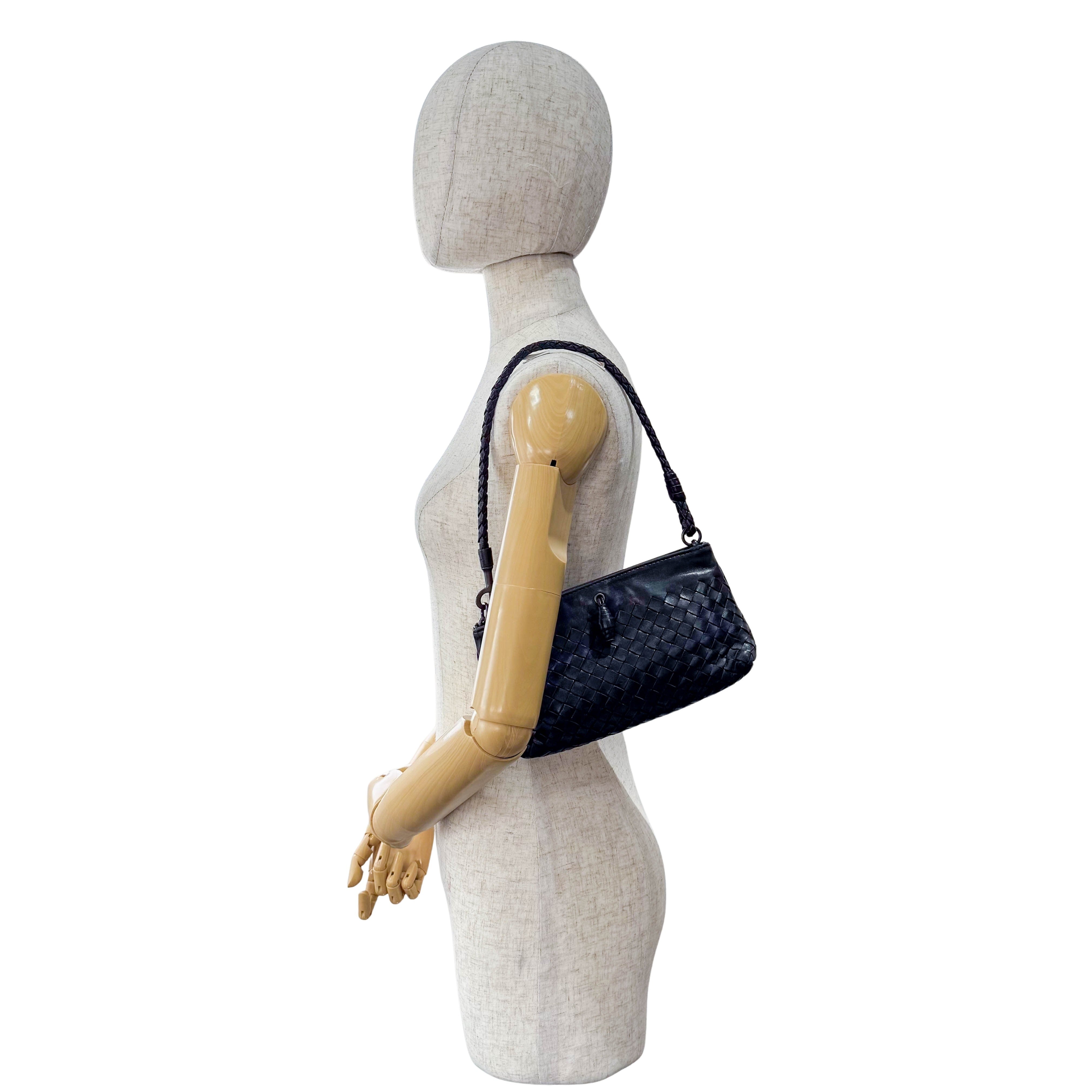 Intrecciato Black Bag