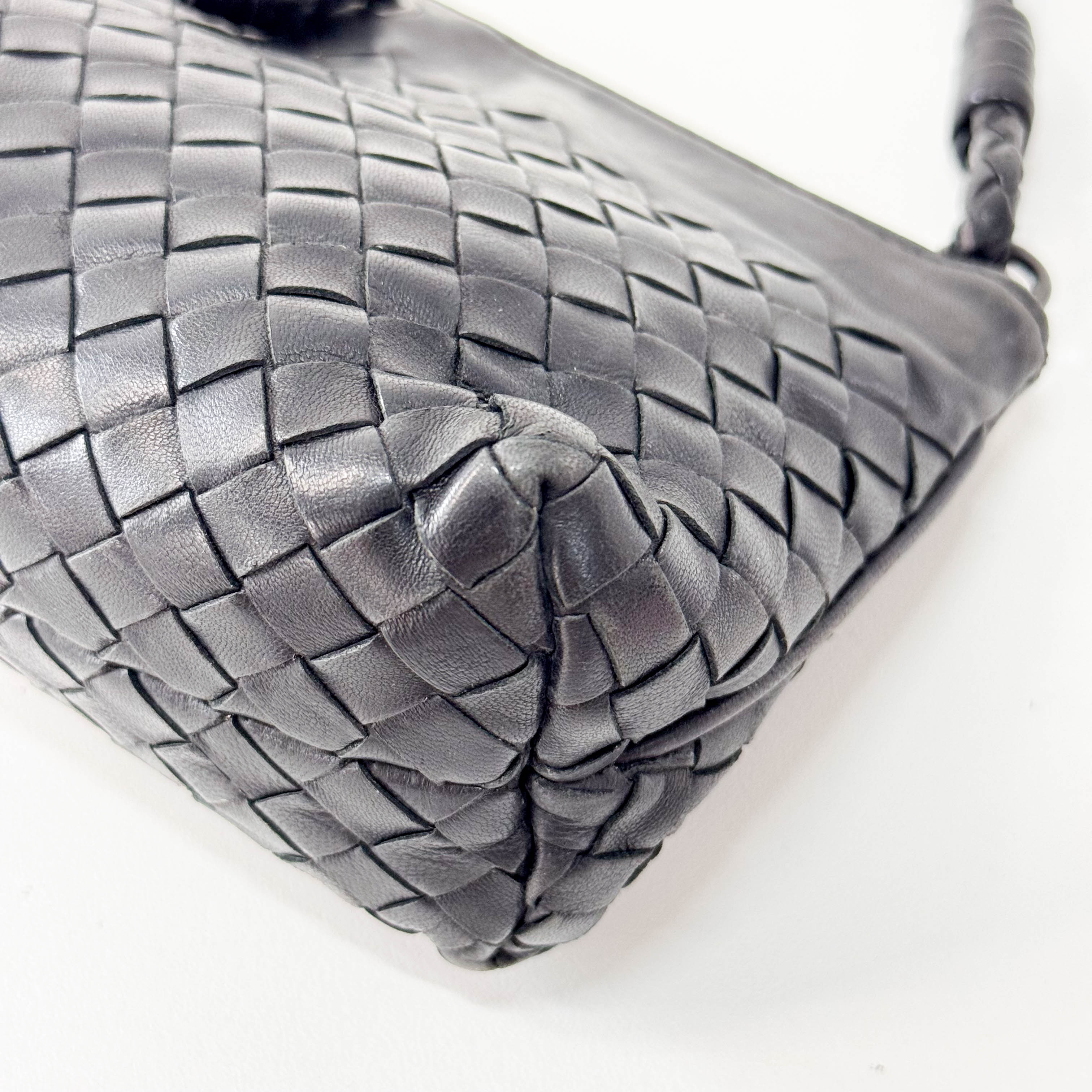 Intrecciato Black Bag