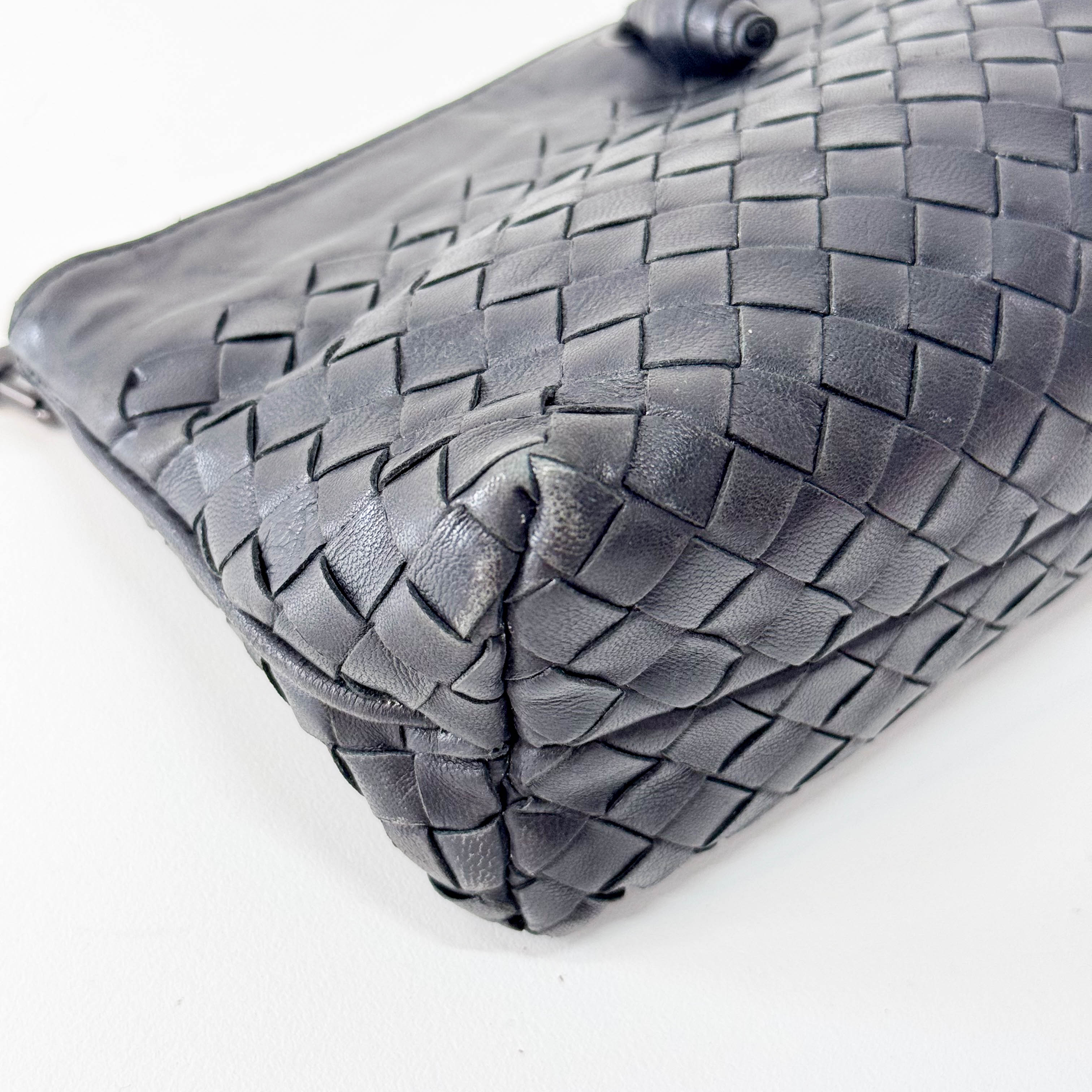 Intrecciato Black Bag