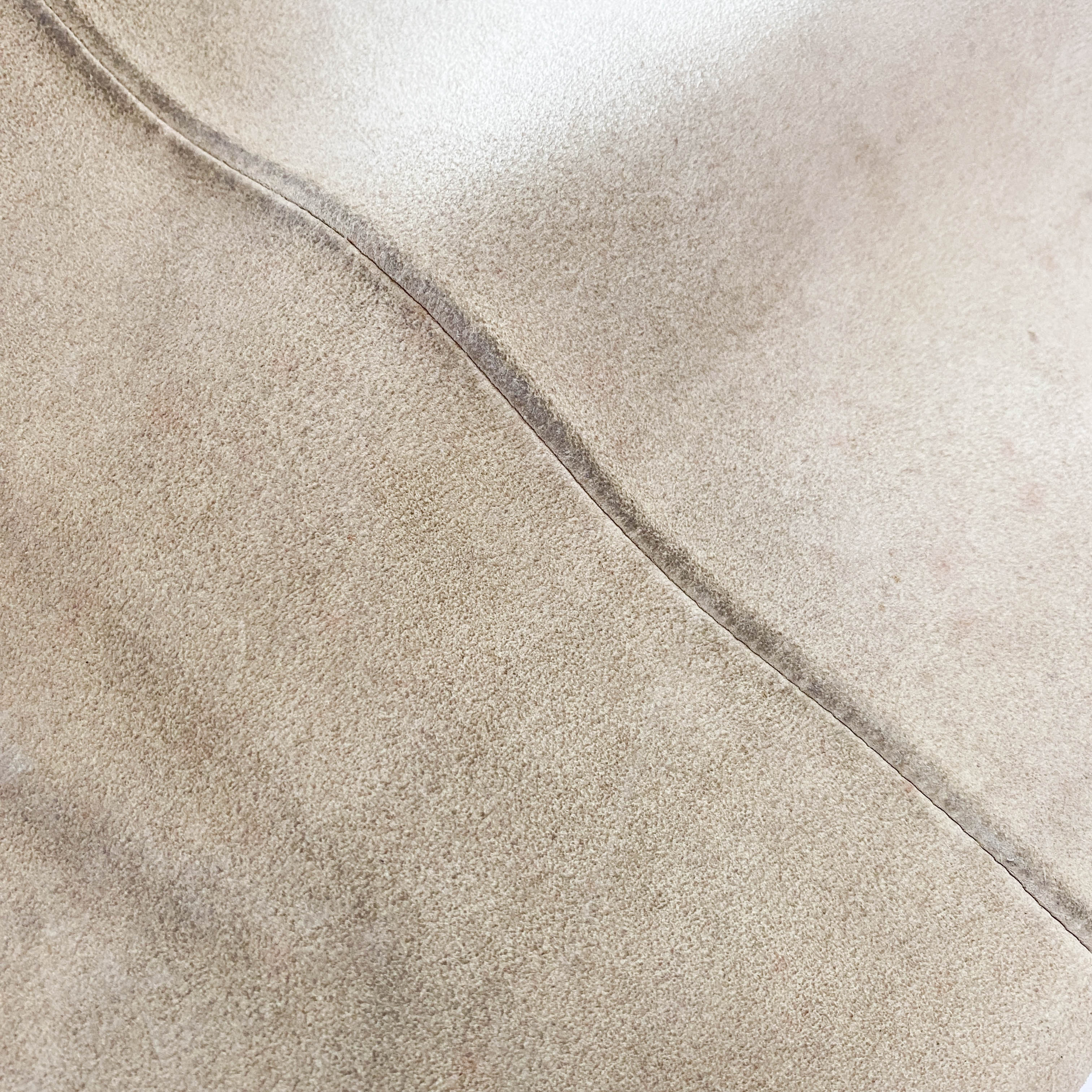 Mombasa Beige Suede Shoulder Bag