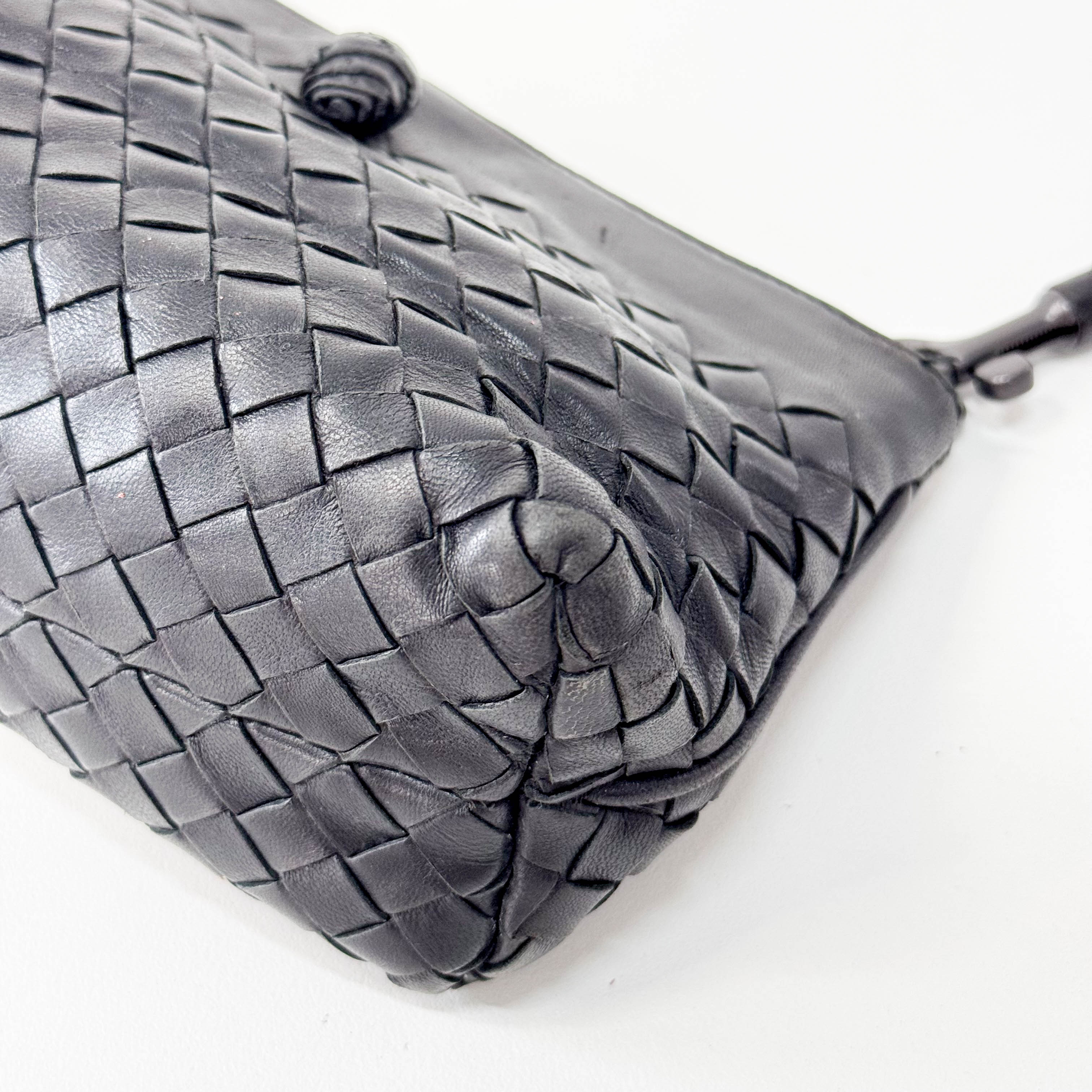 Intrecciato Black Bag