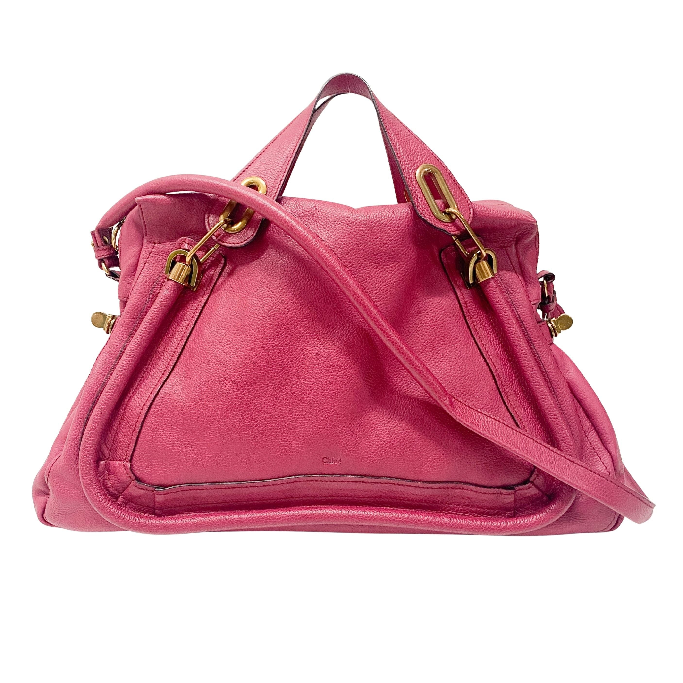 Large Paraty Pink Shoulder Bag