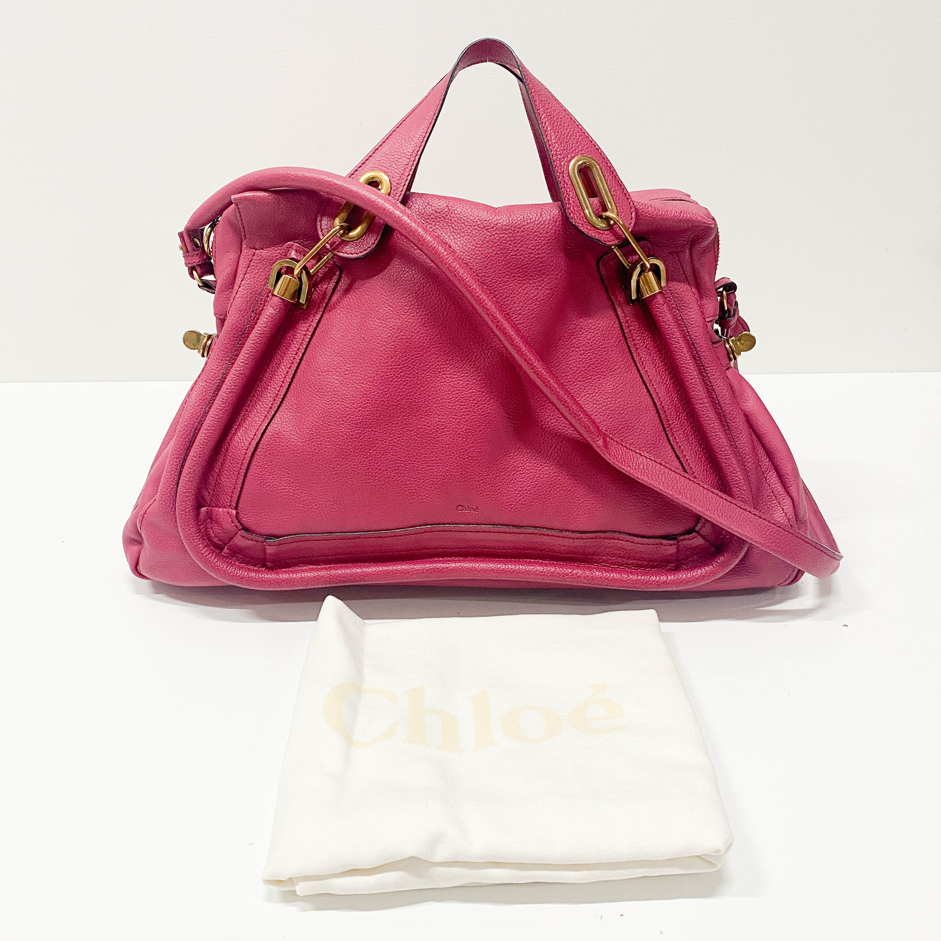 Large Paraty Pink Shoulder Bag