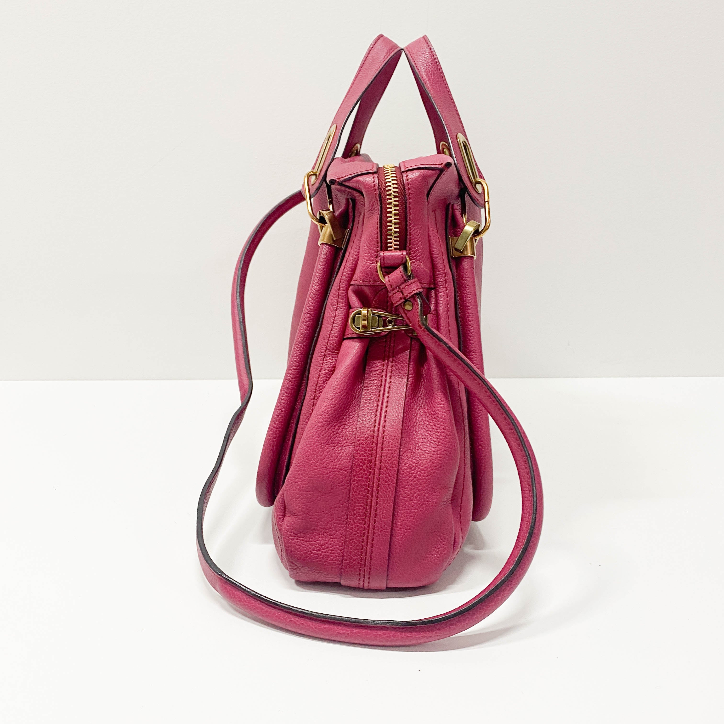 Large Paraty Pink Shoulder Bag