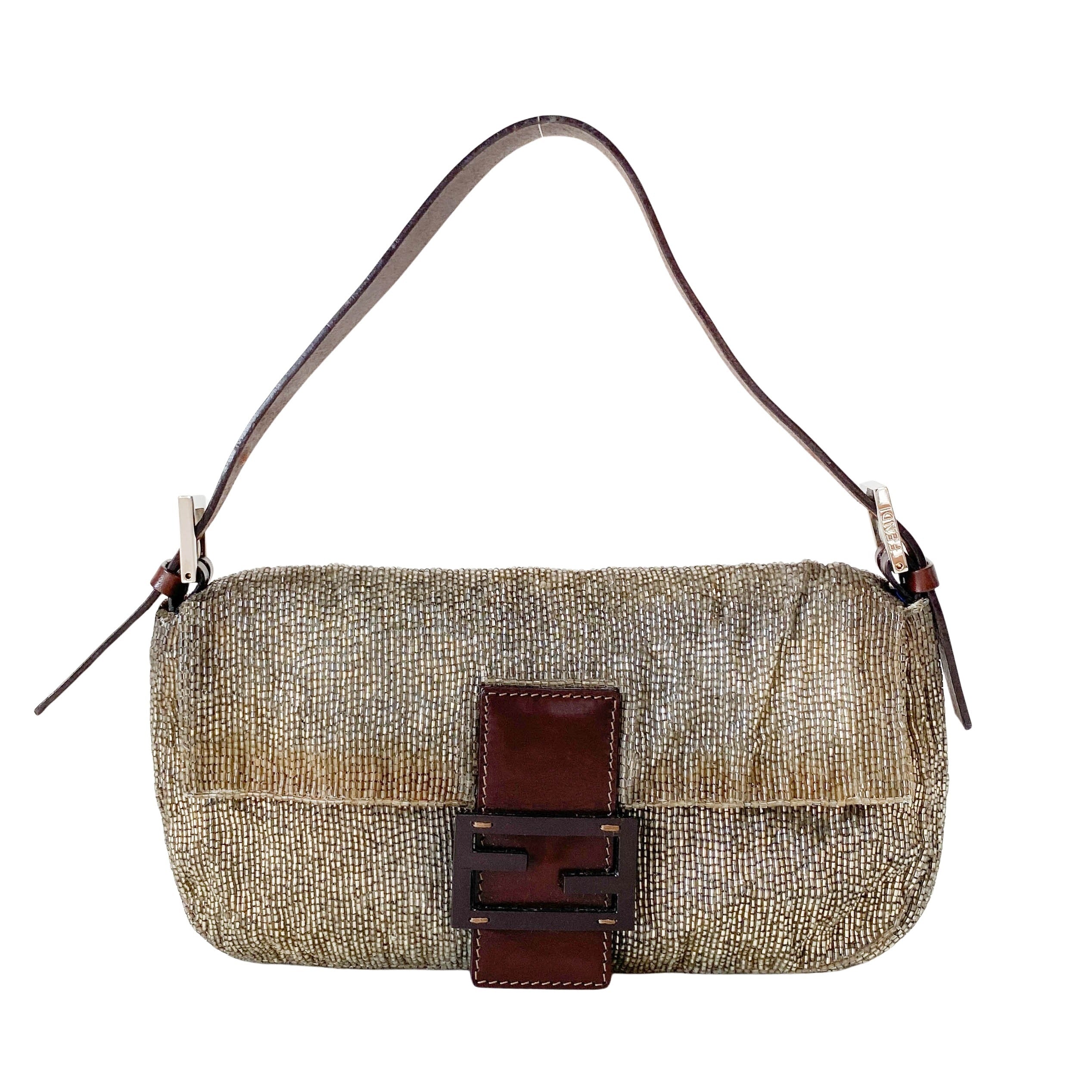 Baguette Silver Beads Bag