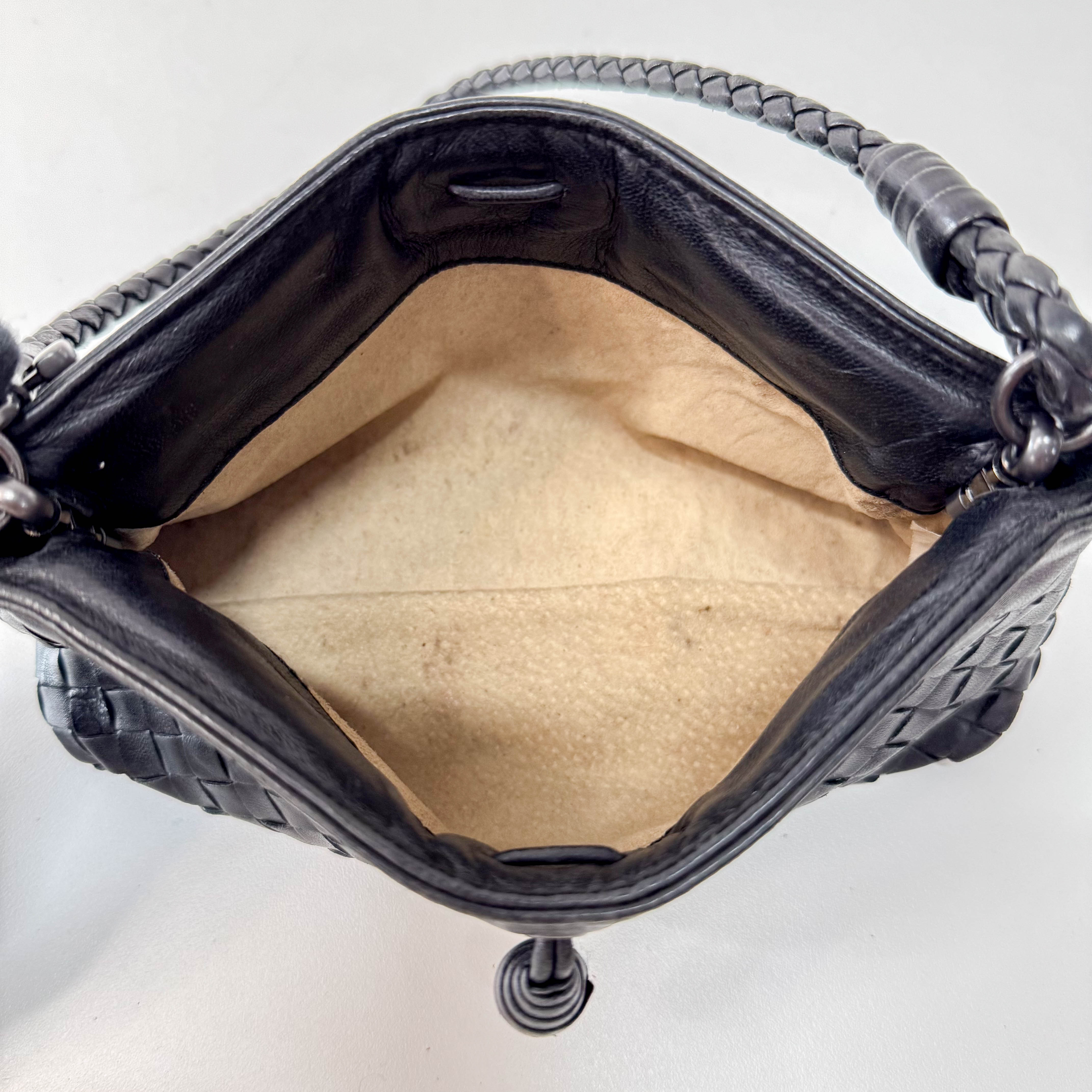 Intrecciato Black Bag