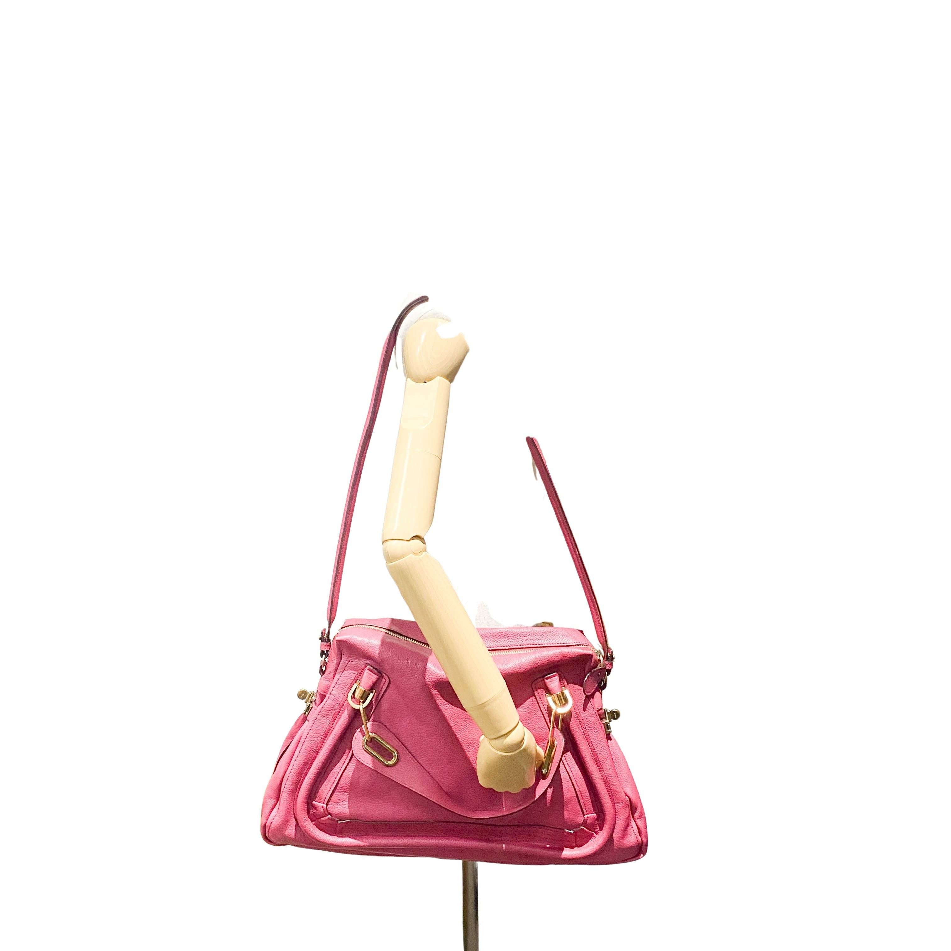 Large Paraty Pink Shoulder Bag