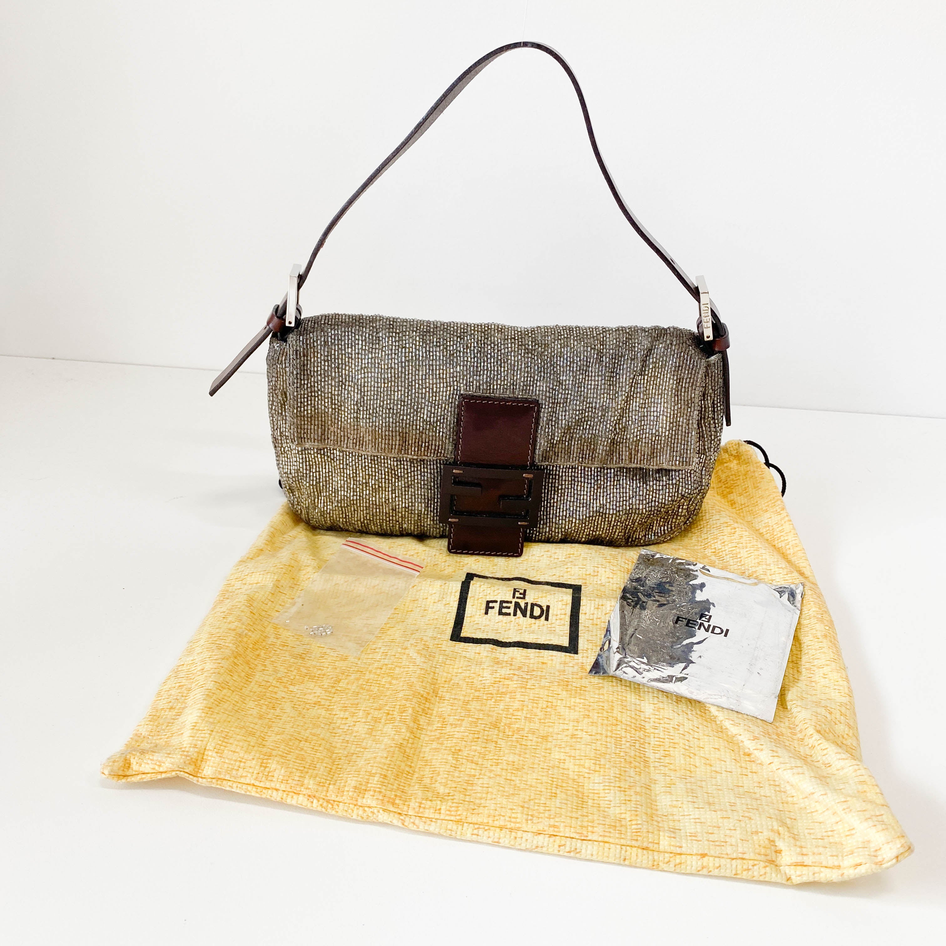 Baguette Silver Beads Bag