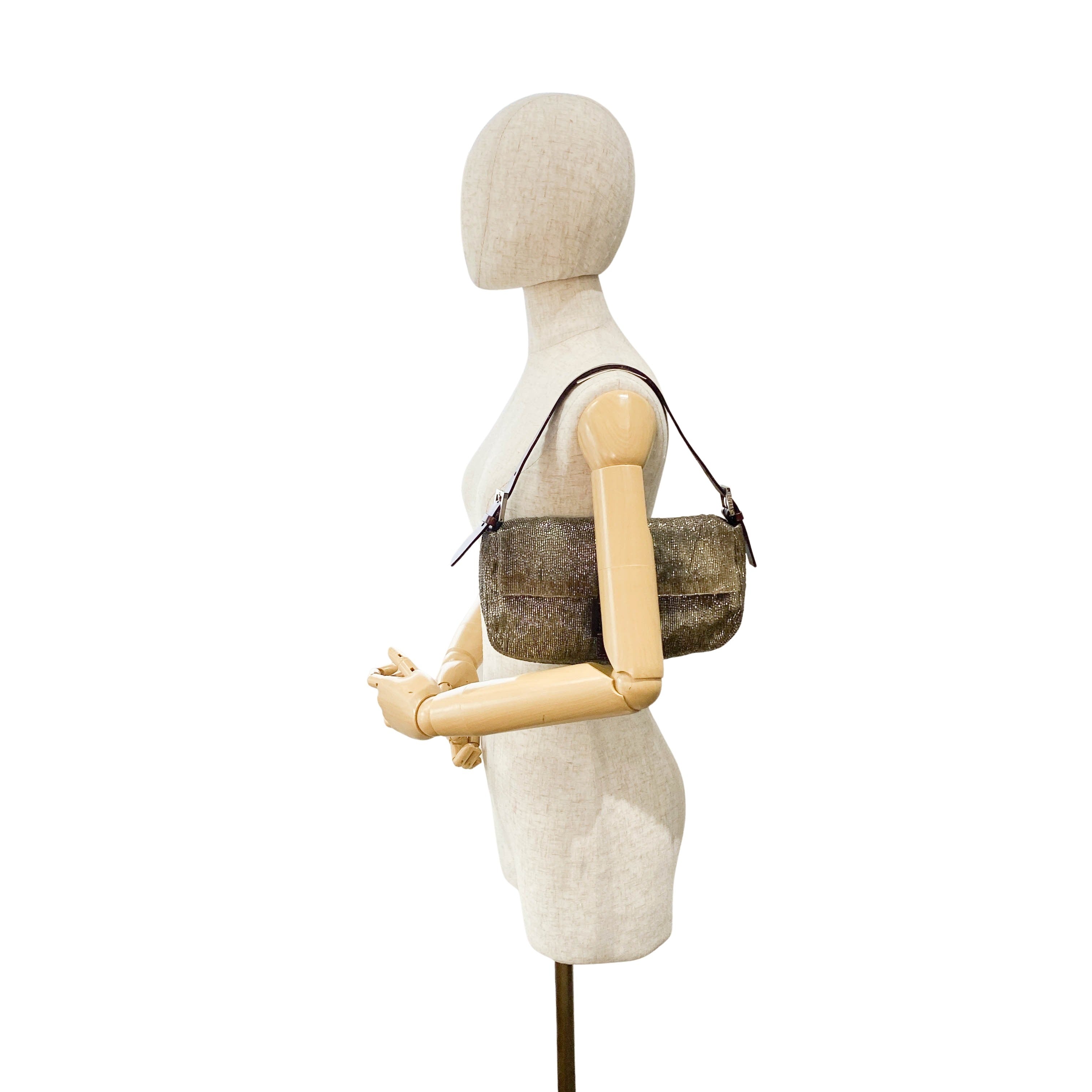 Baguette Silver Beads Bag