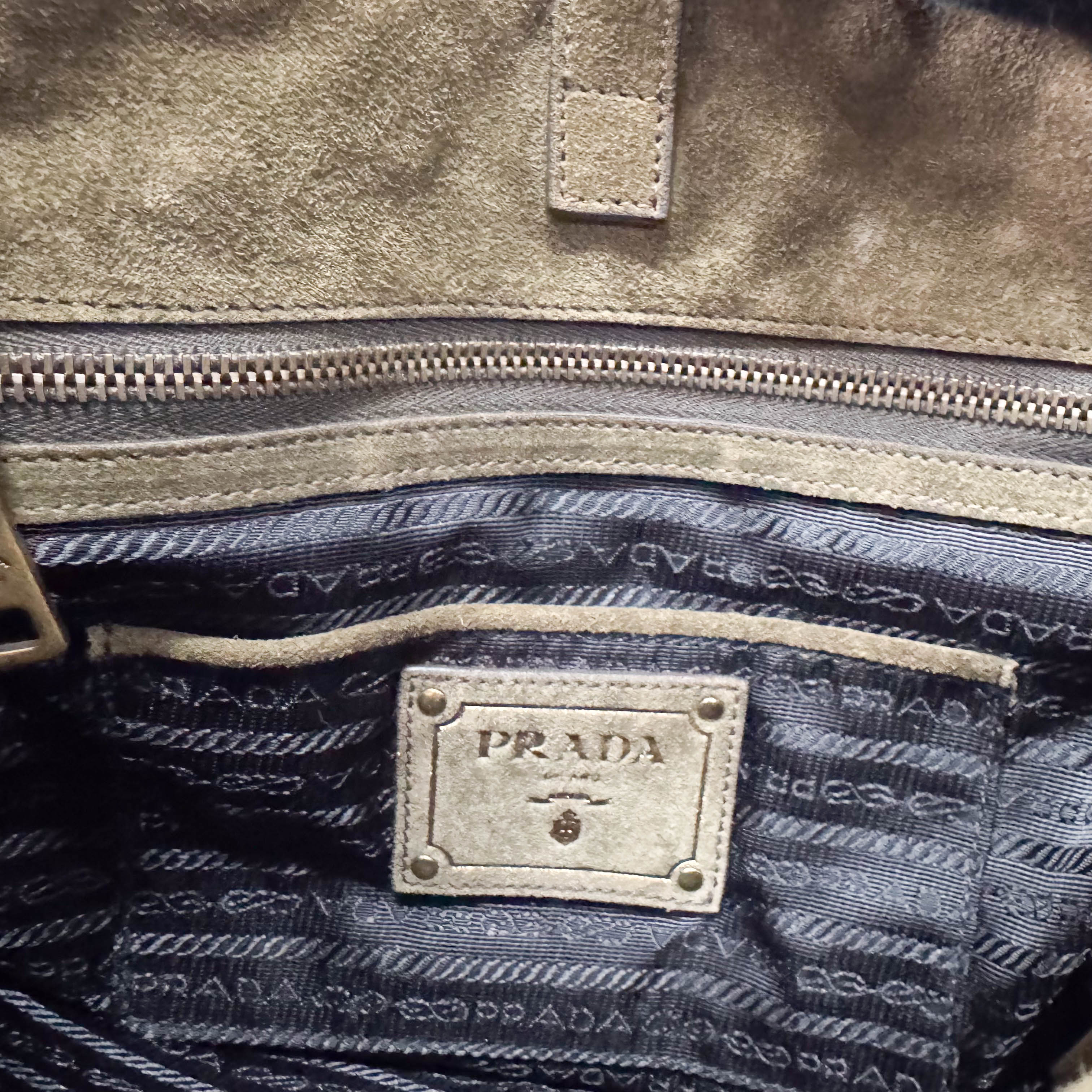 Green Suede Tote Bag