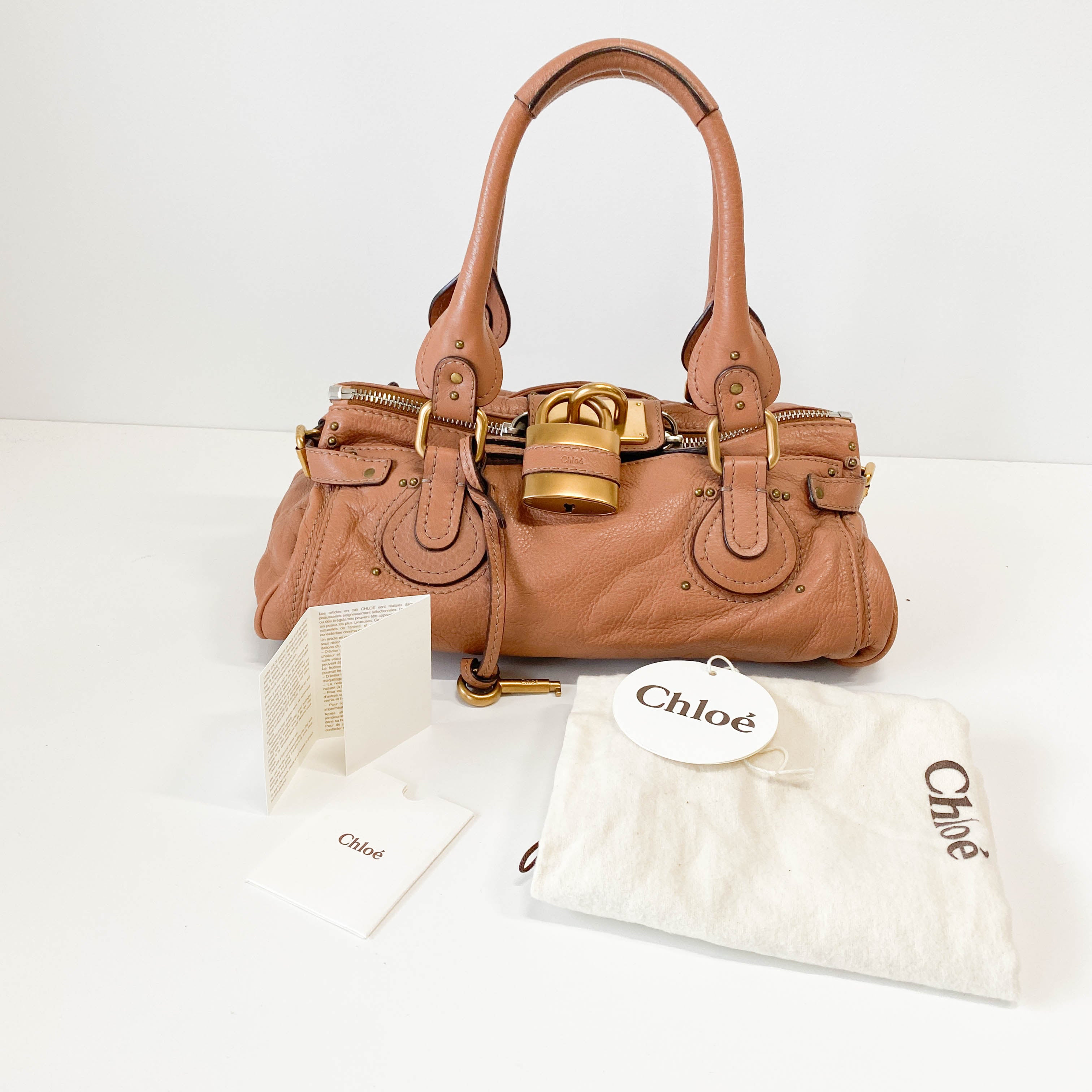 Paddington Brown Leather Shoulder Bag