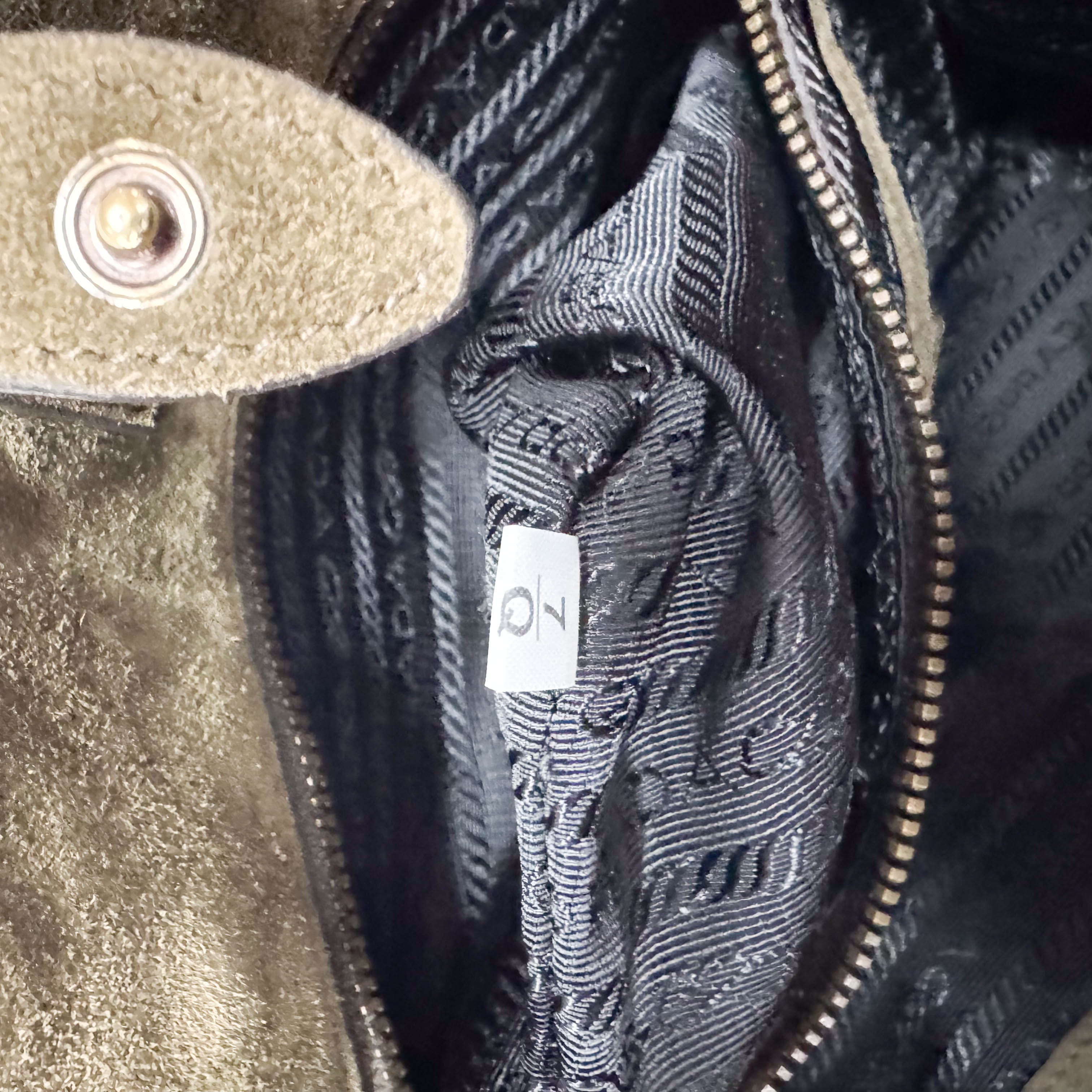 Green Suede Tote Bag