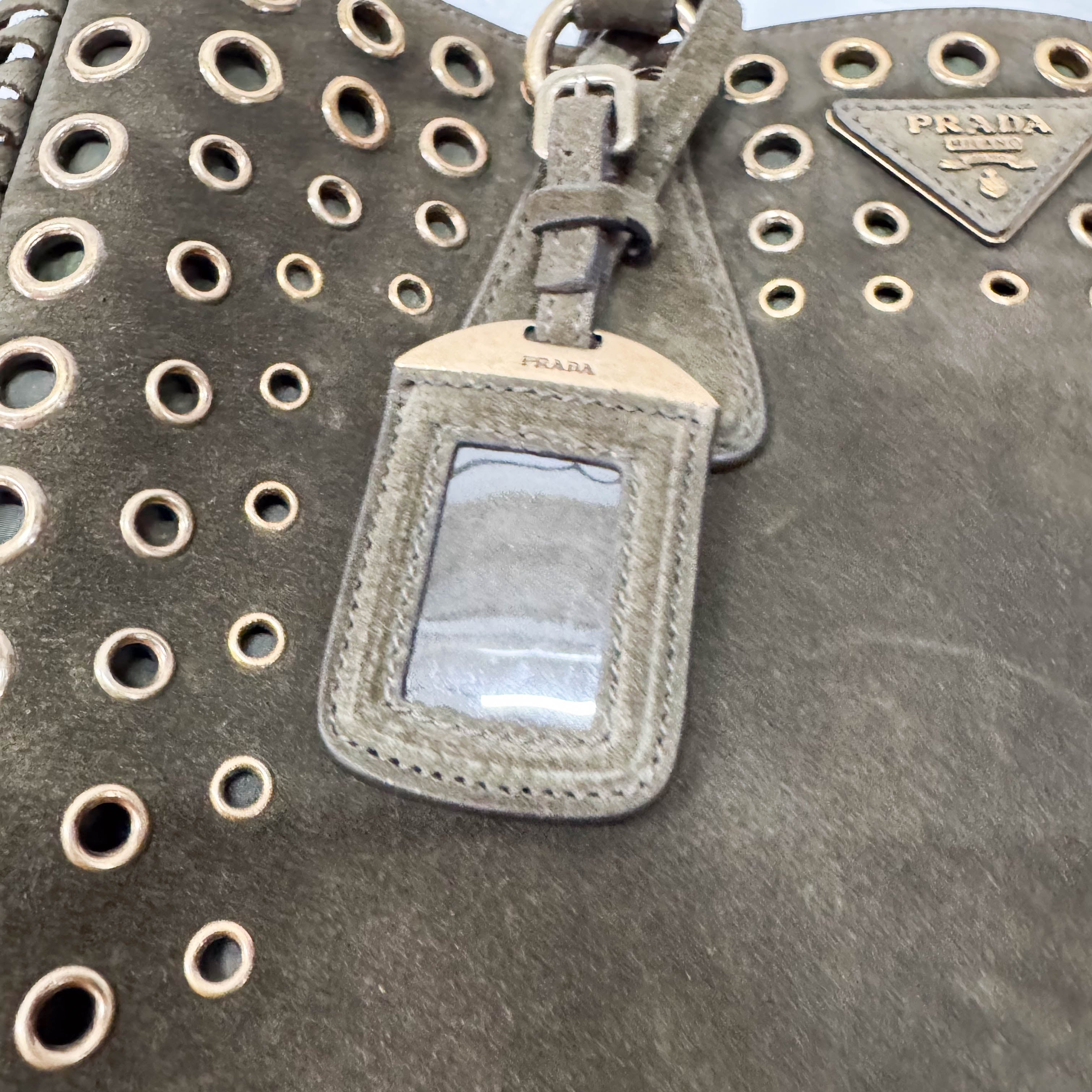 Green Suede Tote Bag