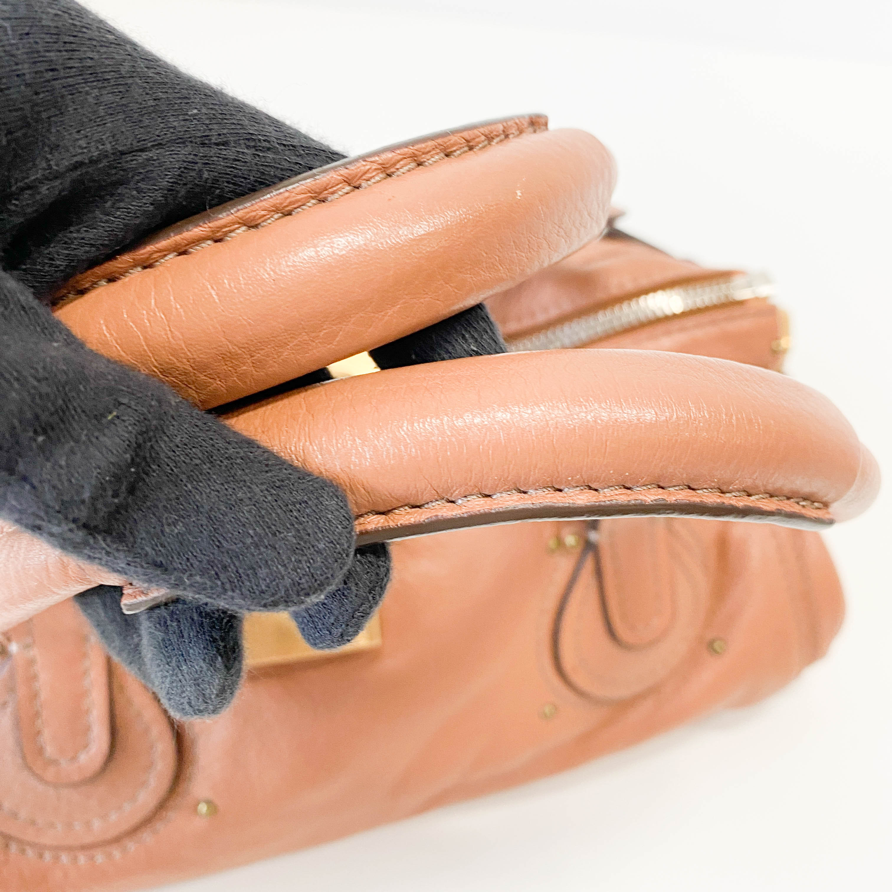 Paddington Brown Leather Shoulder Bag