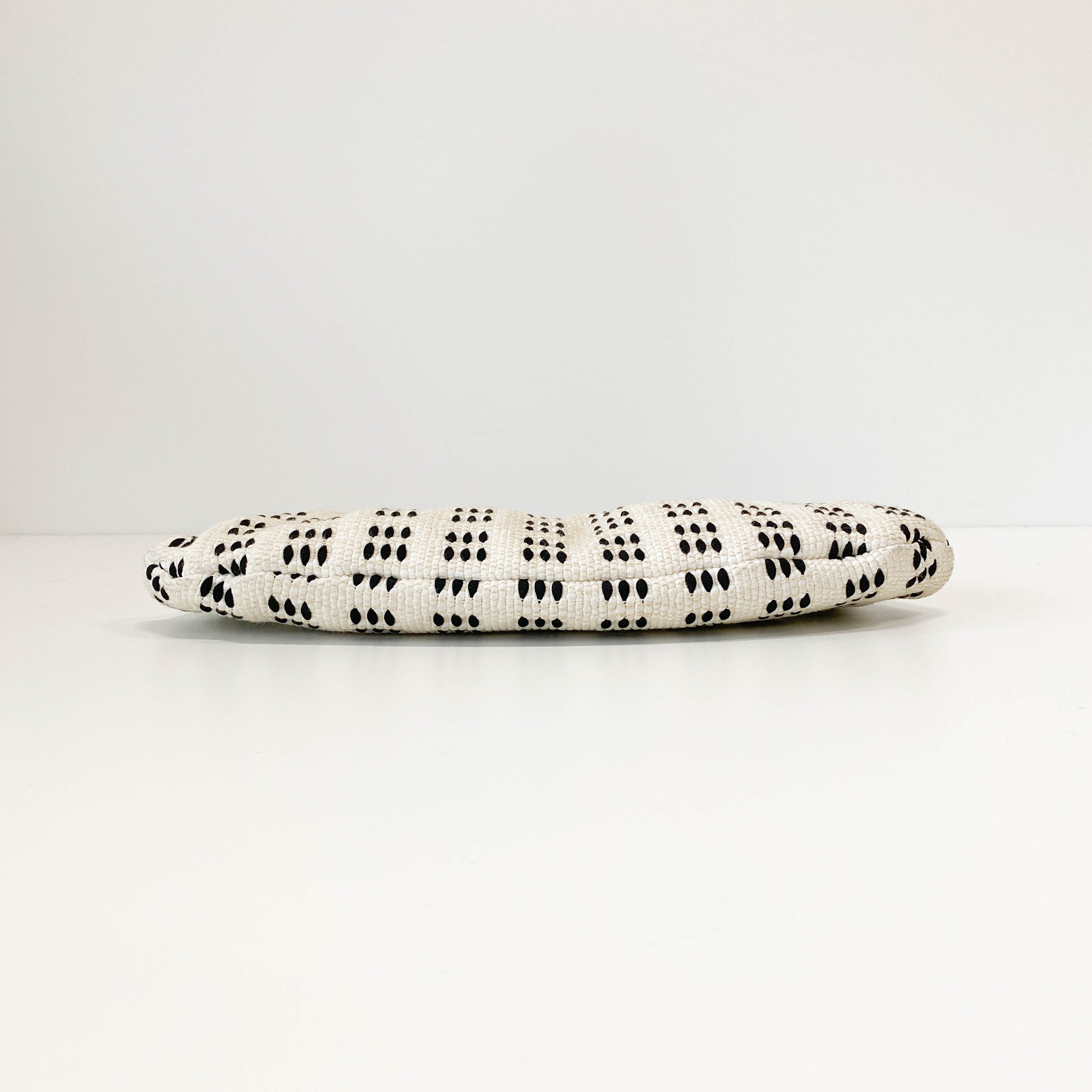 Black and White Kiss Lock Purse