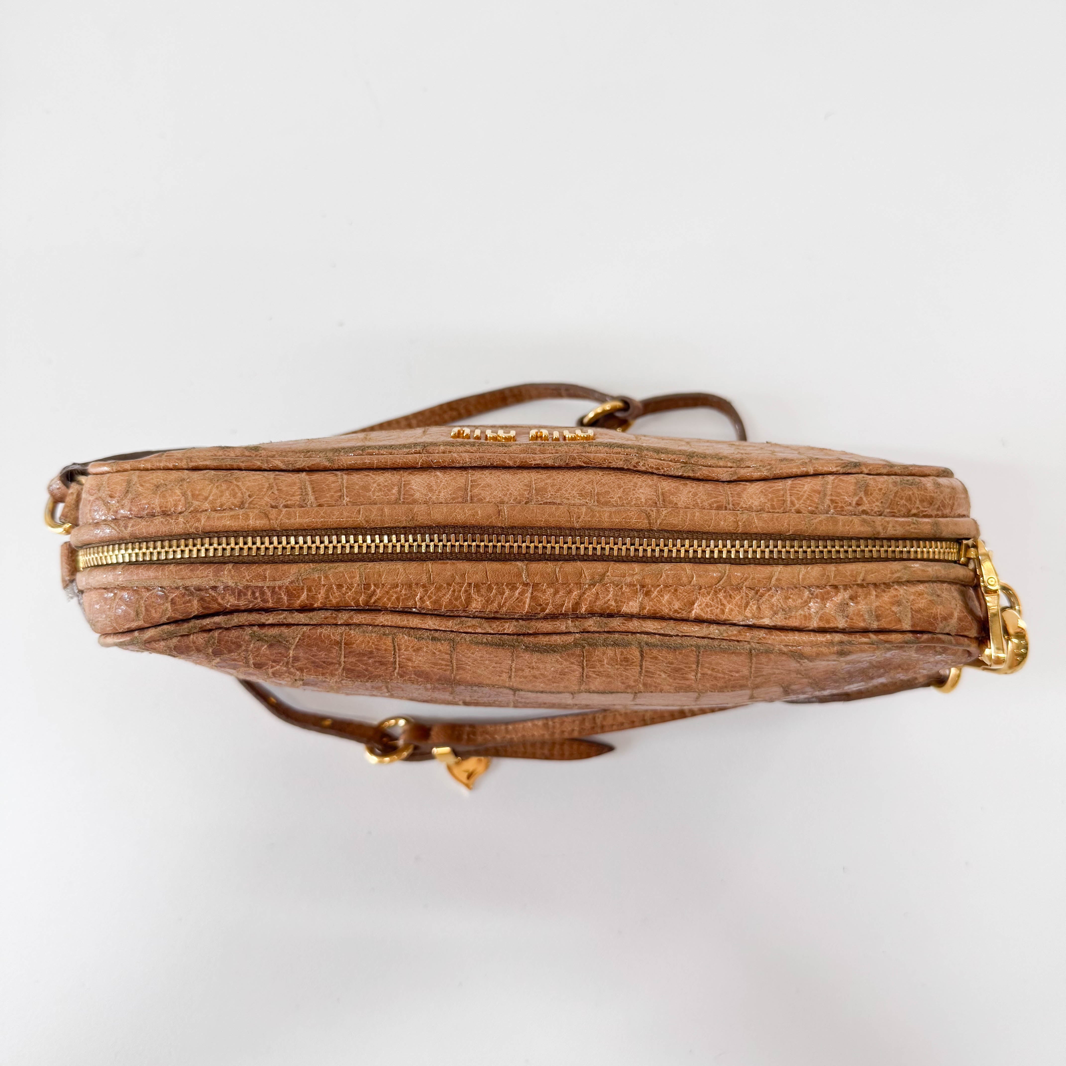Brown Leather Shoulder Bag