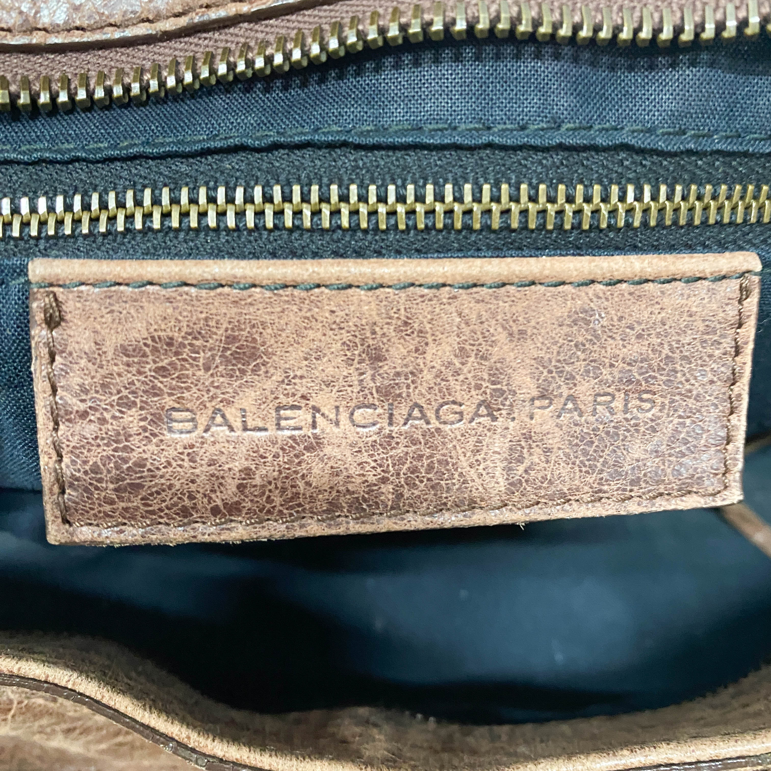 The First Brown Leather Shoulder Bag