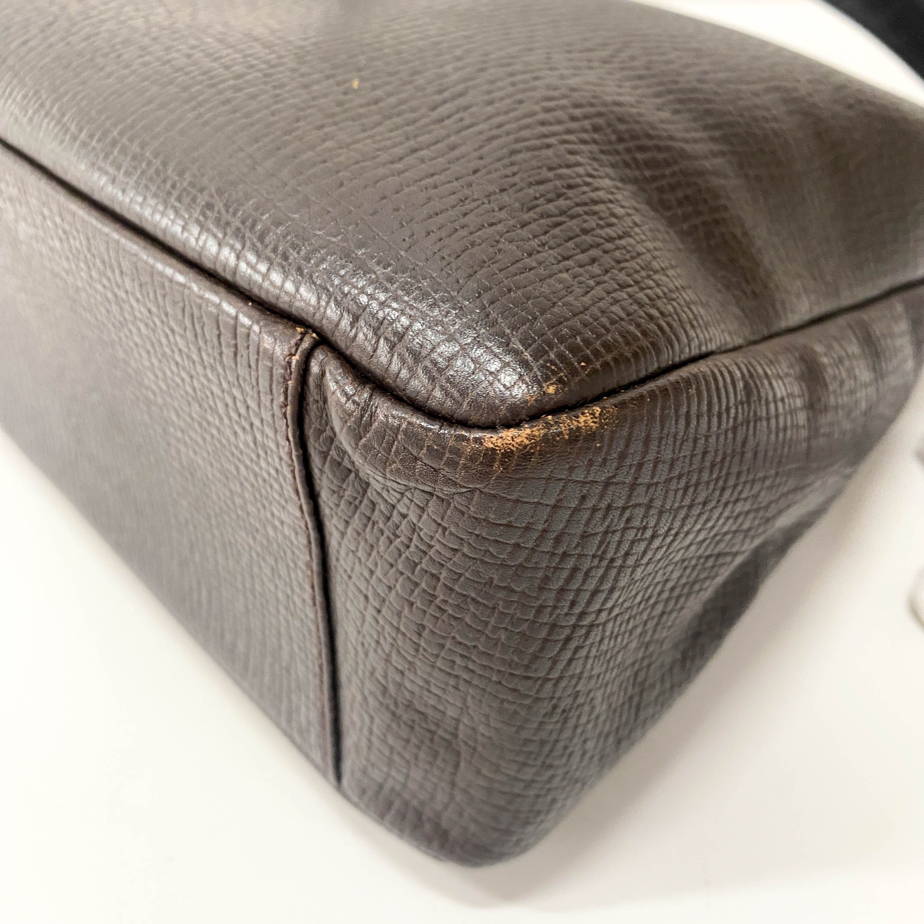 Brown Leather Shoulder Bag