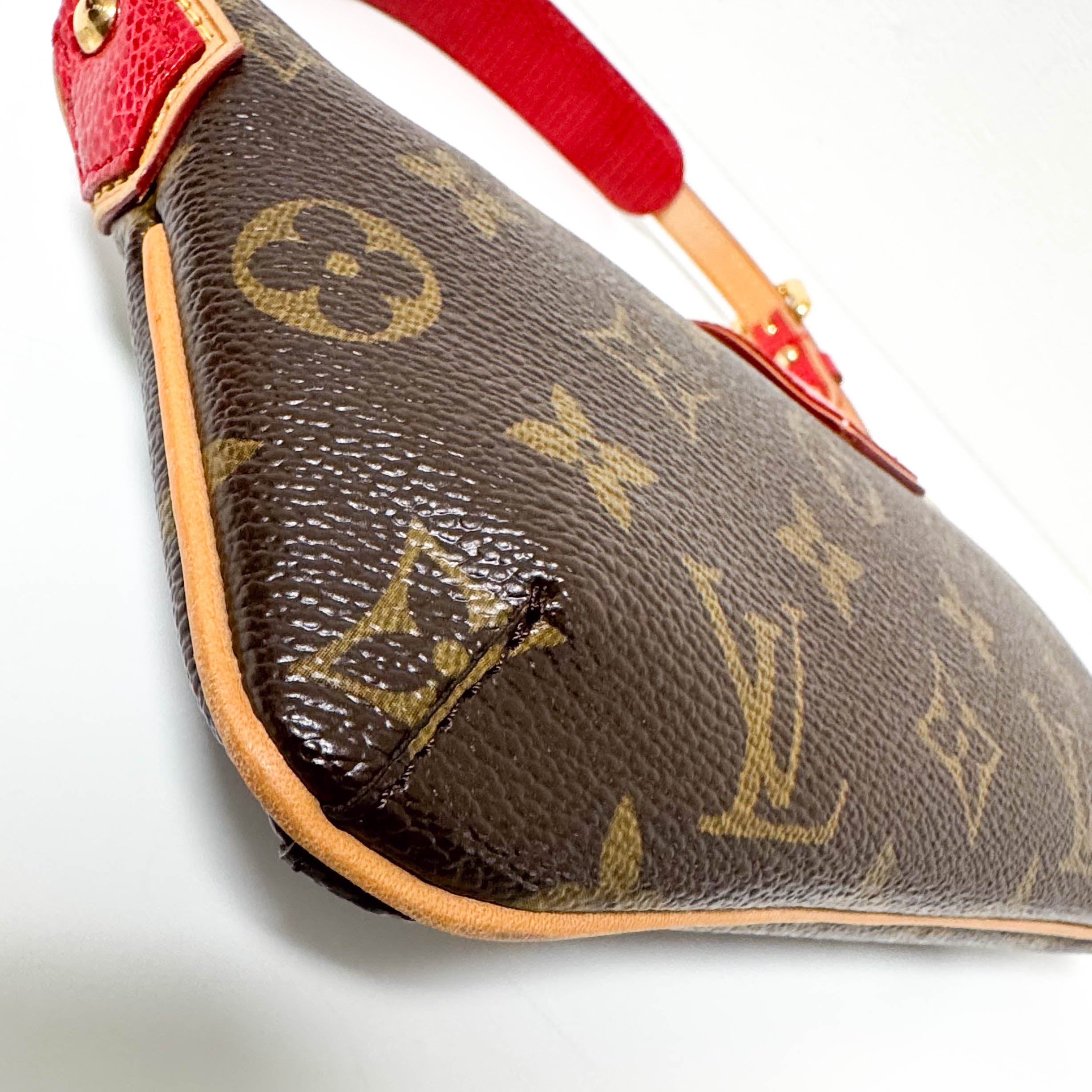 Louis Vuitton x Takashi Murakami 2005 Monogram Cherry Mon Cherie Shoulder Bag M95000