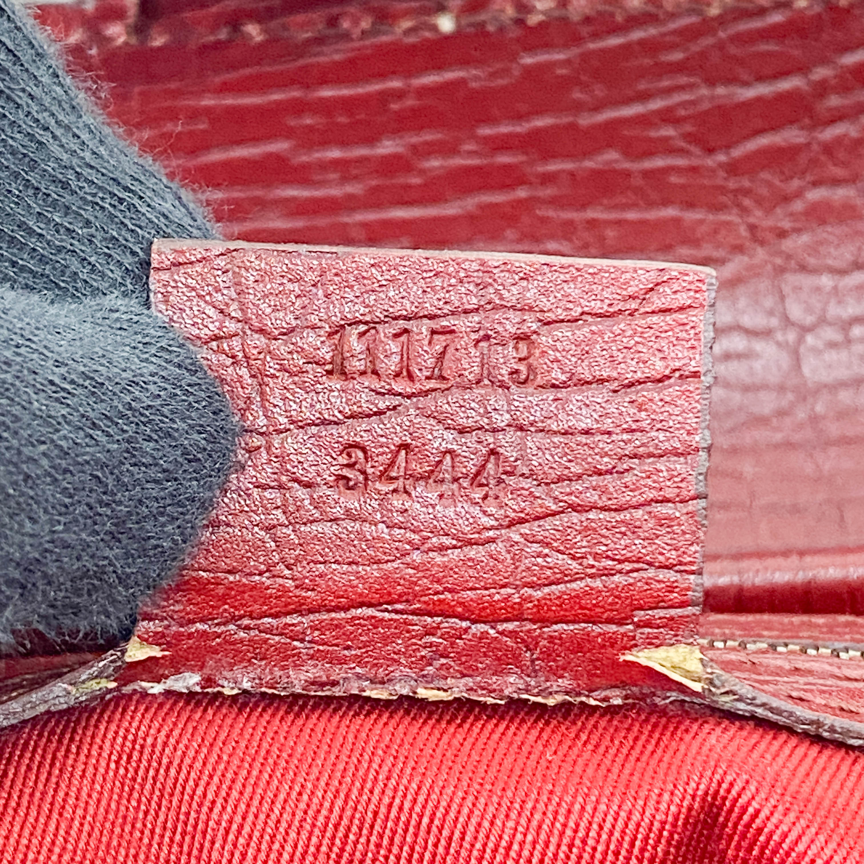 Bamboo GG Canvas & Leather Red Shoulder Bag