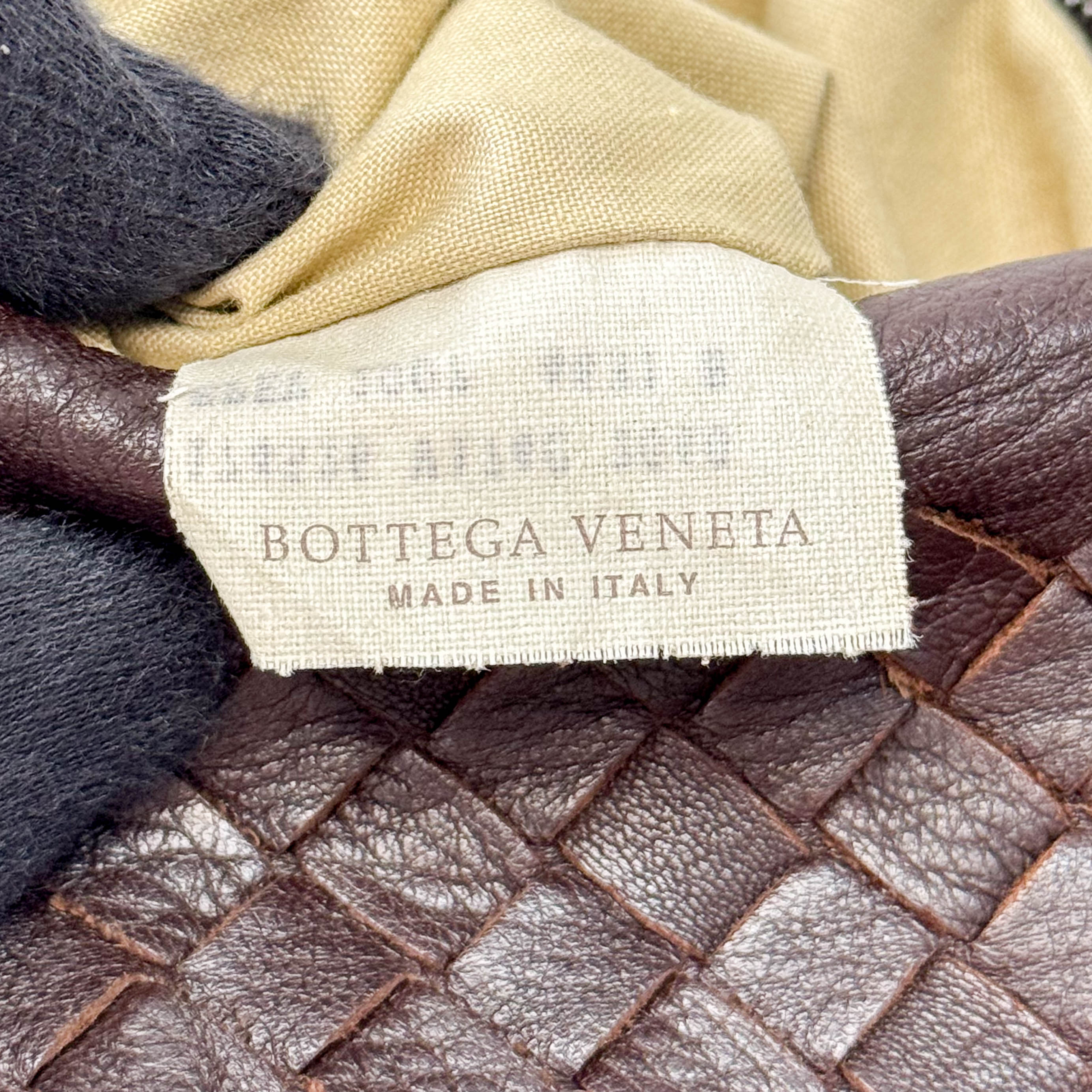 Intrecciato Brown Leather Tote Bag