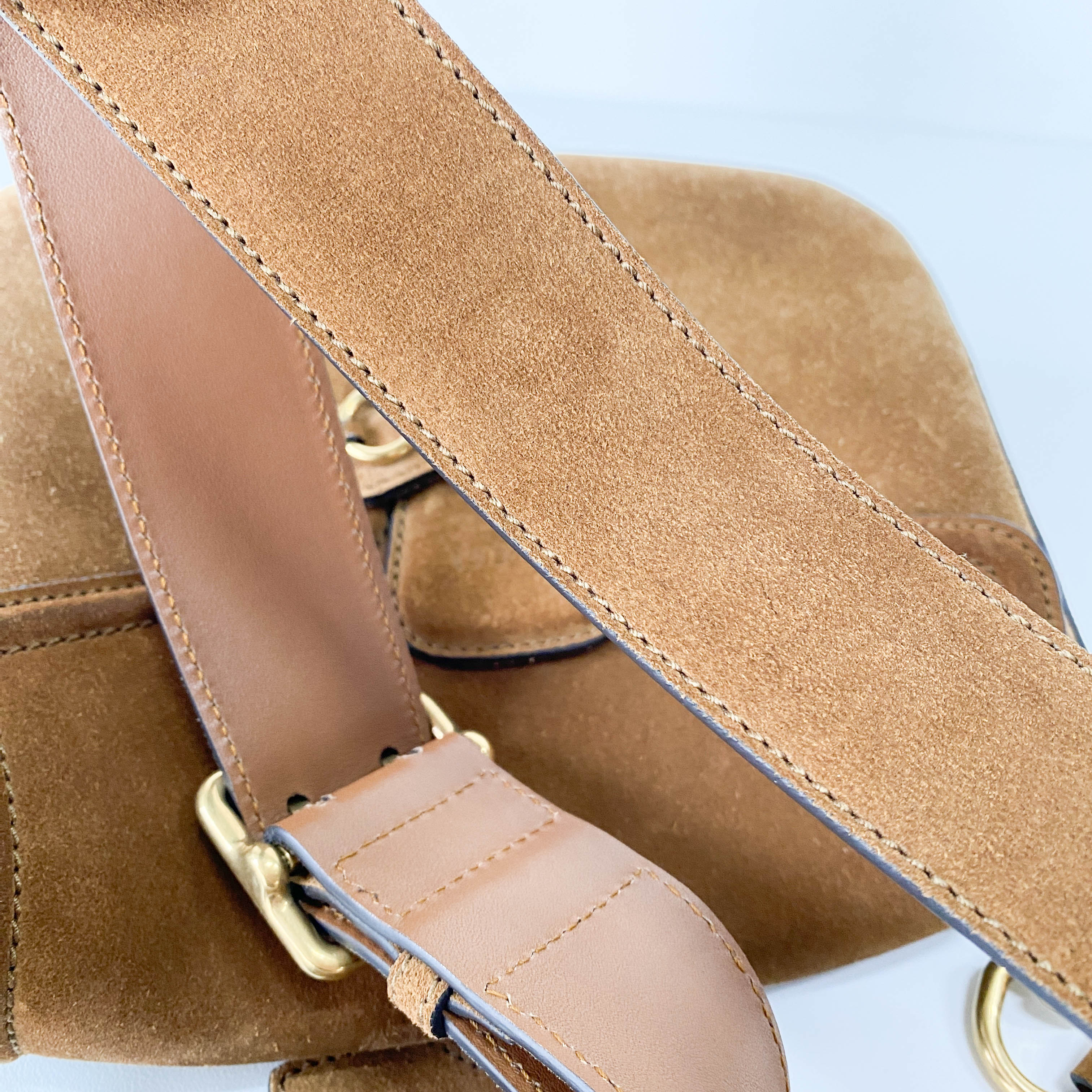 Caramel Brown Horsebit Bag