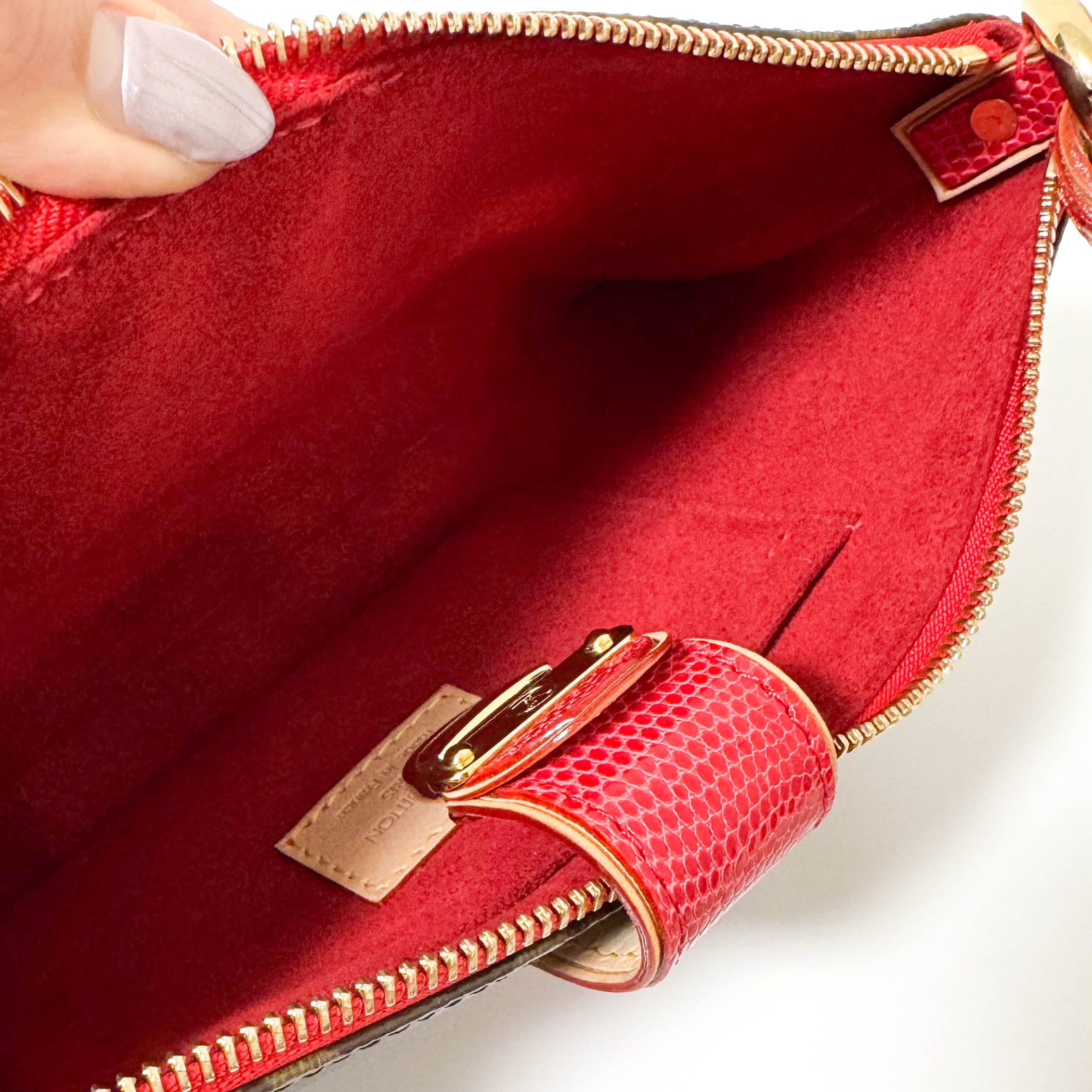 Louis Vuitton x Takashi Murakami 2005 Monogram Cherry Mon Cherie Shoulder Bag M95000