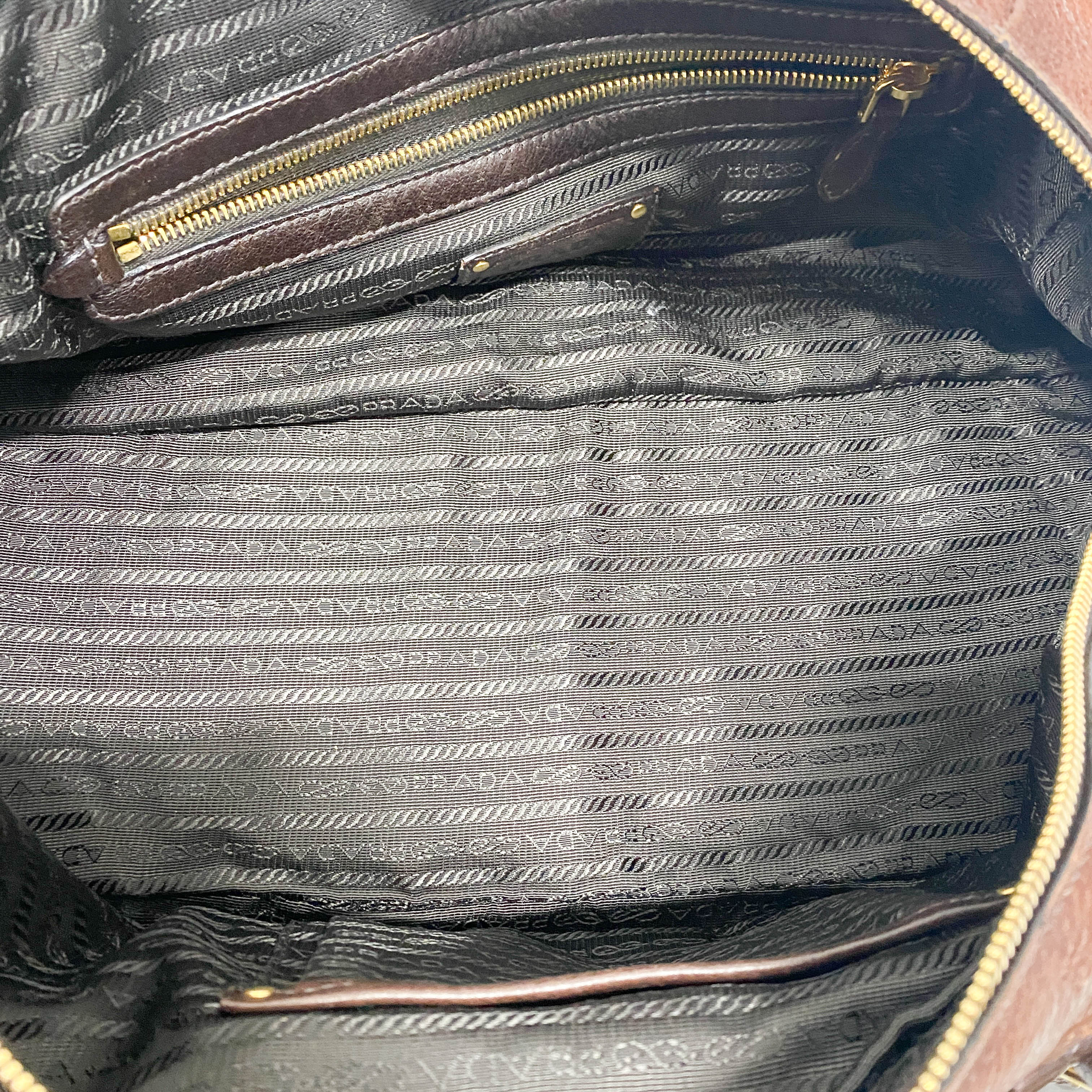 Brown Leather Handle Bag